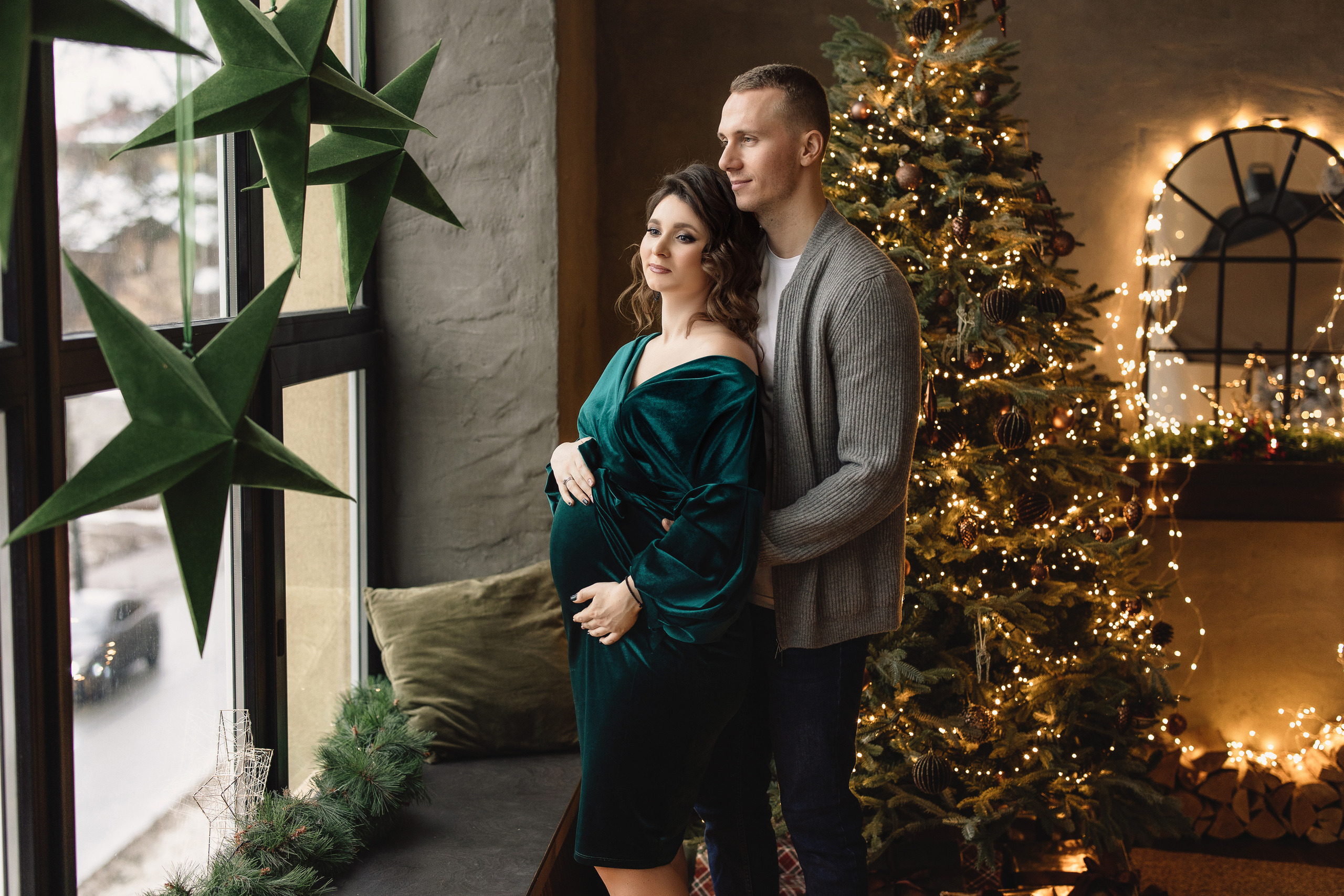 Рождественские съемки. Портретный и свадебный фотограф Алина Мур Рига