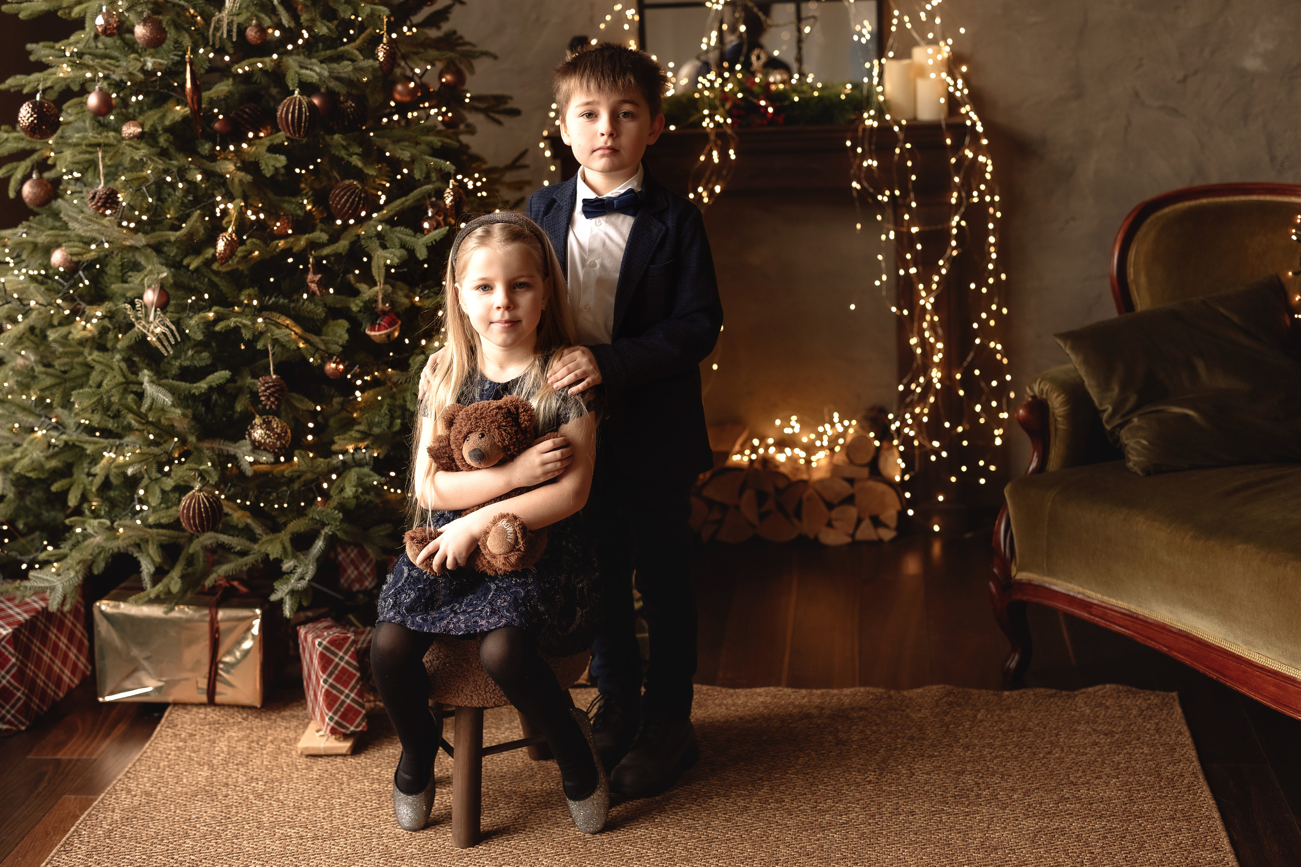 Рождественские съемки. Портретный и свадебный фотограф Алина Мур Рига