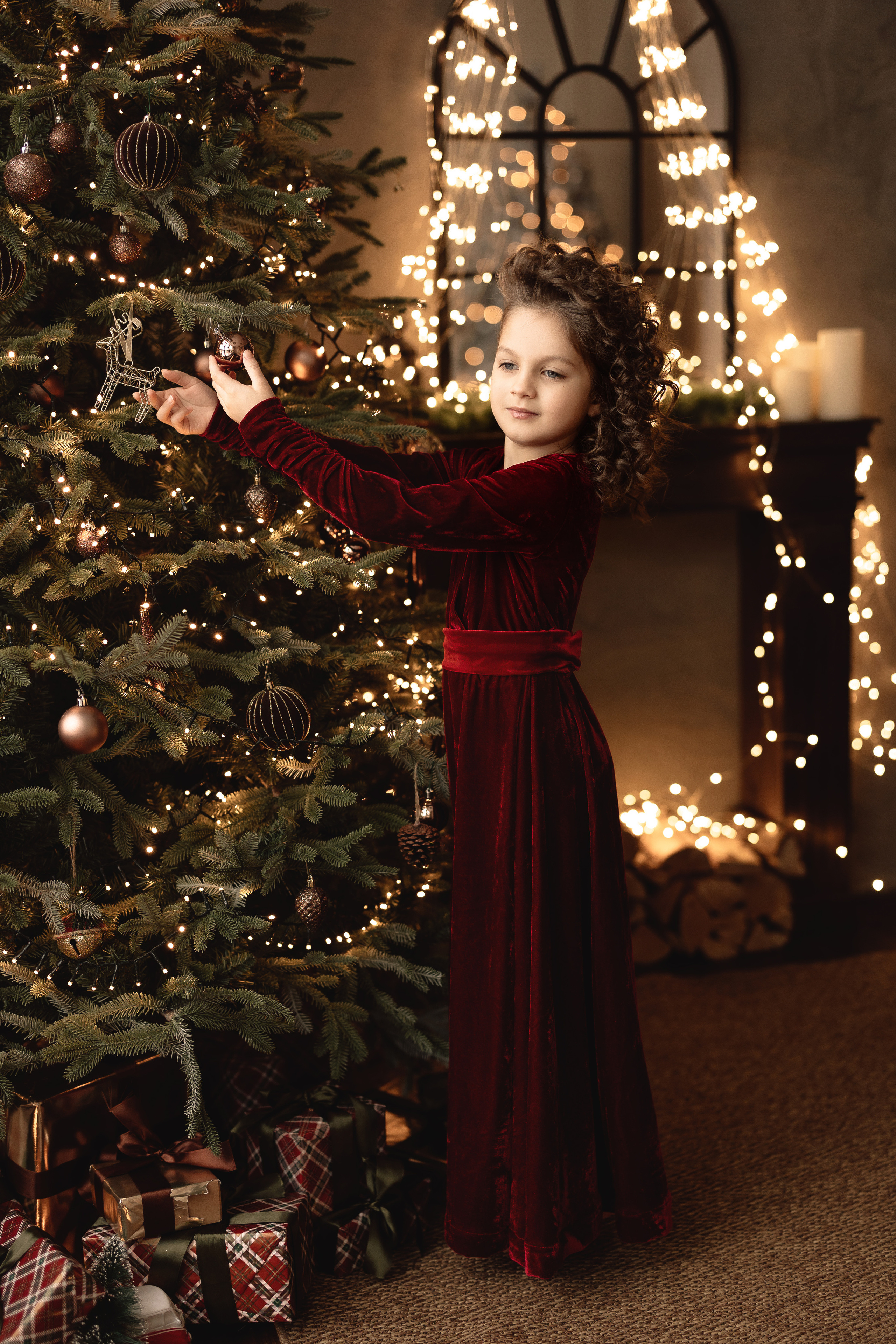 Рождественские съемки. Портретный и свадебный фотограф Алина Мур Рига