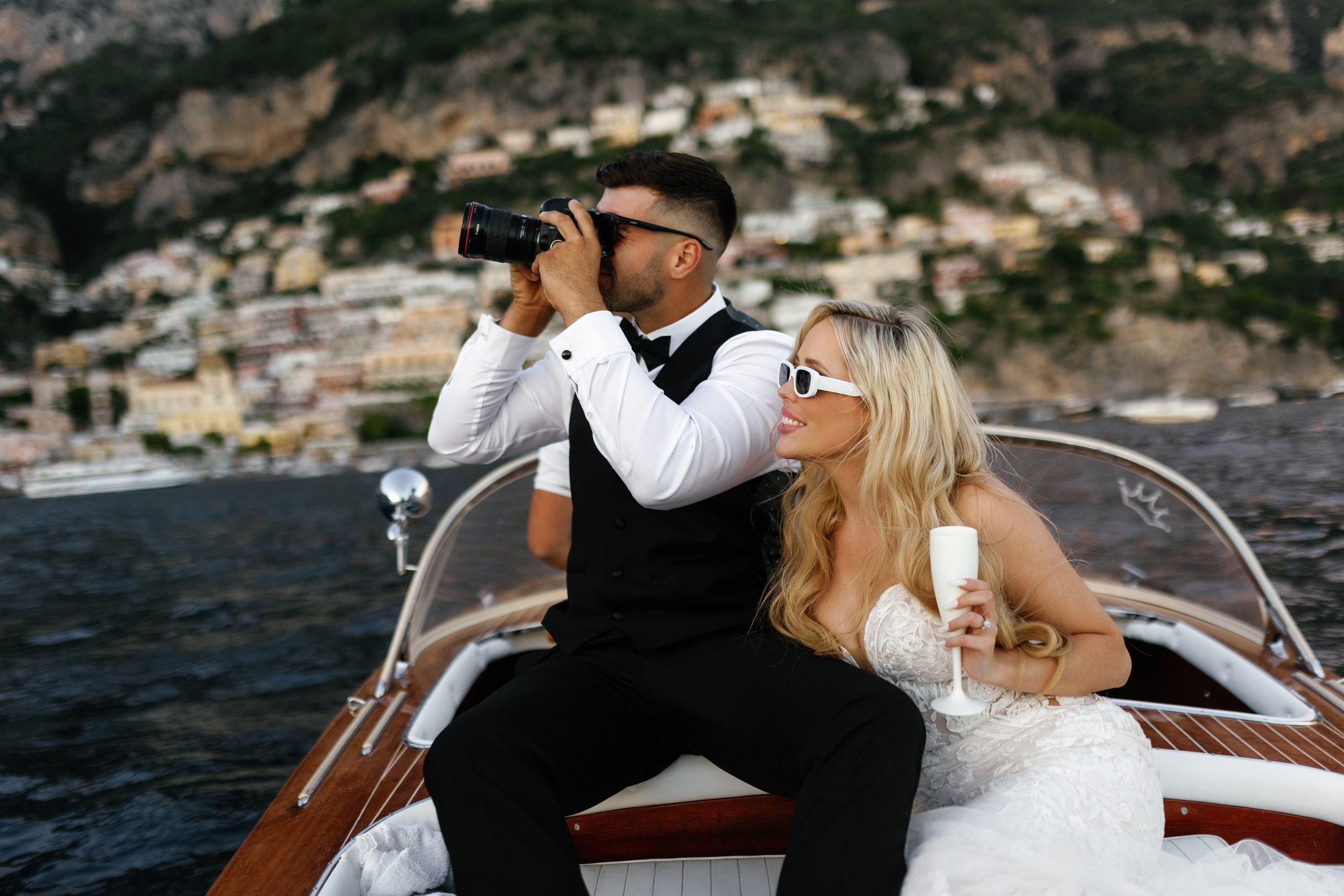 Positano wedding photographer. Wedding photographer Elvira Brovdi