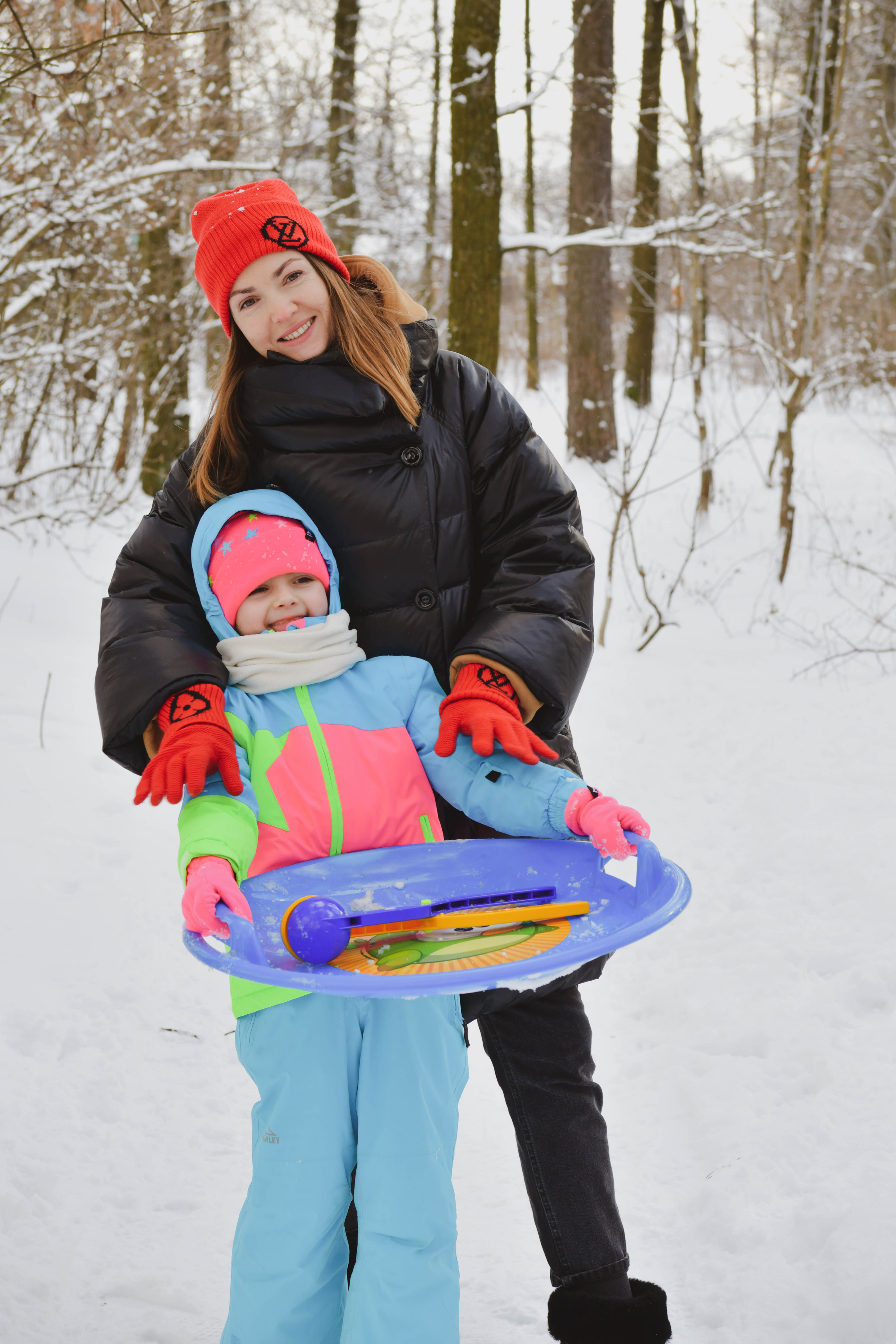Снігова прогулянка, Аня и Ульяна. Репортажний та сімейний фотограф Дар’я Хорошавцева