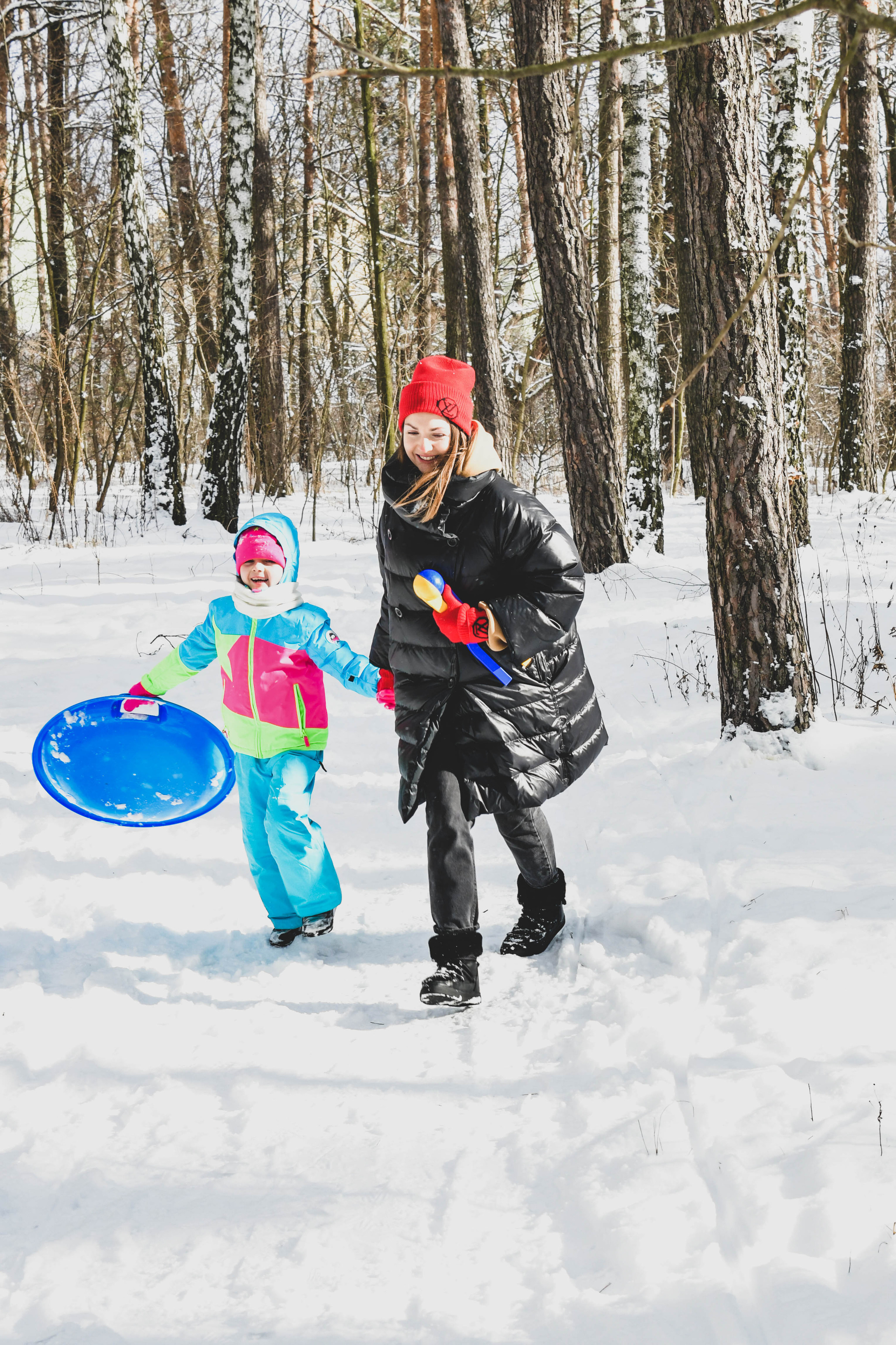 Снігова прогулянка, Аня и Ульяна. Репортажний та сімейний фотограф Дар’я Хорошавцева