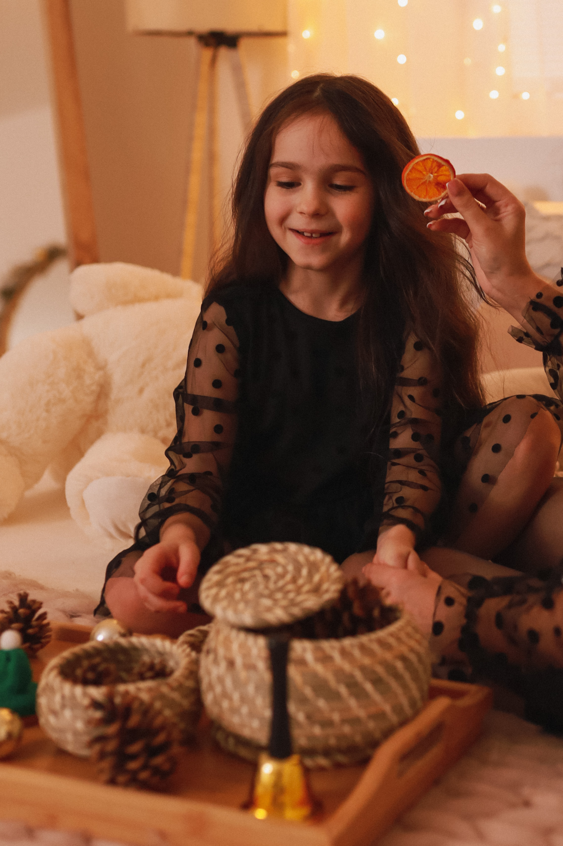 Новогодняя семейная фотосессия в студии. Fotograf Praha a Plzeň. Lovestory, svatba, portrét, rodinné focení