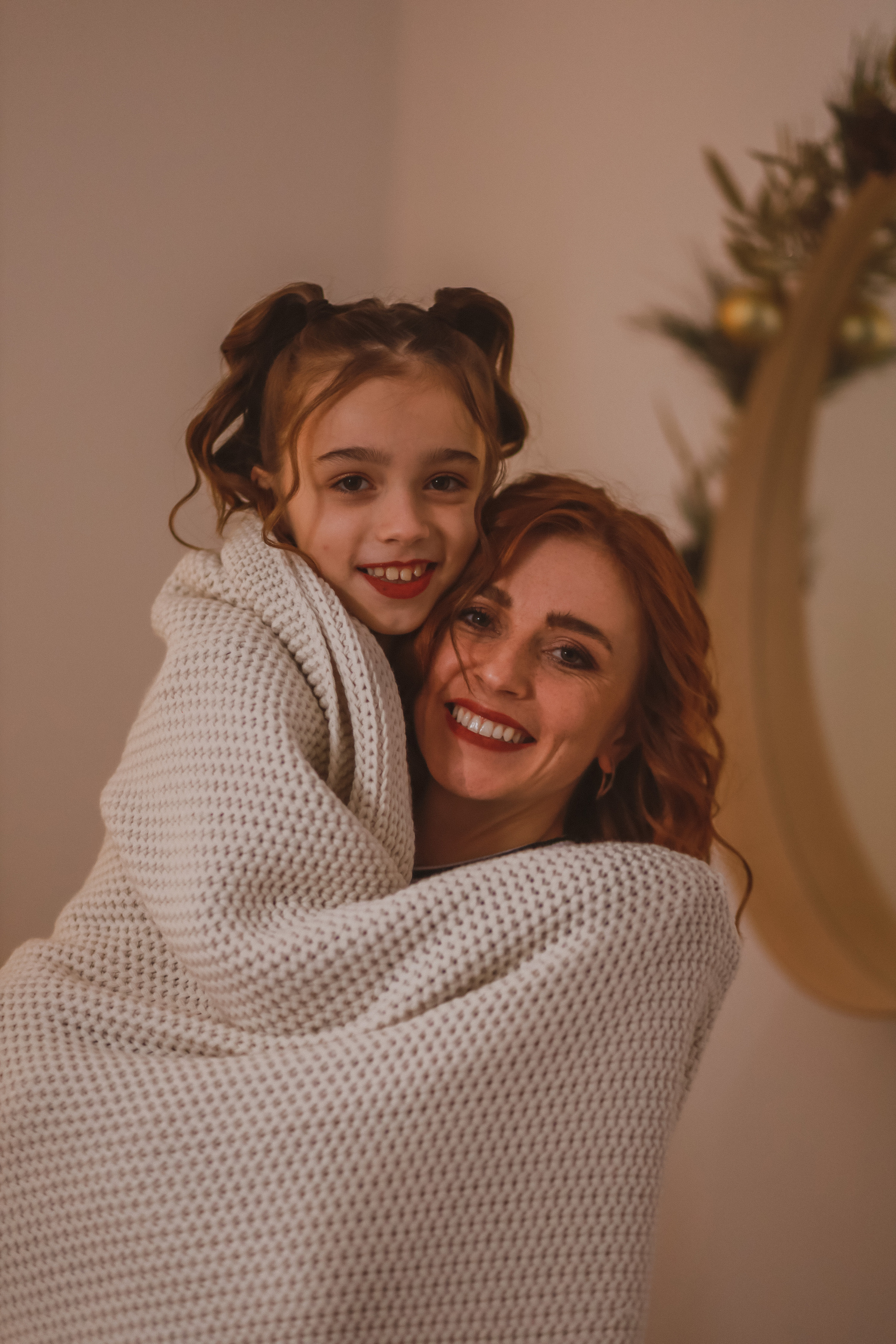 Рождественская семейная фотосессия в студии. Fotograf Praha a Plzeň. Lovestory, svatba, portrét, rodinné focení