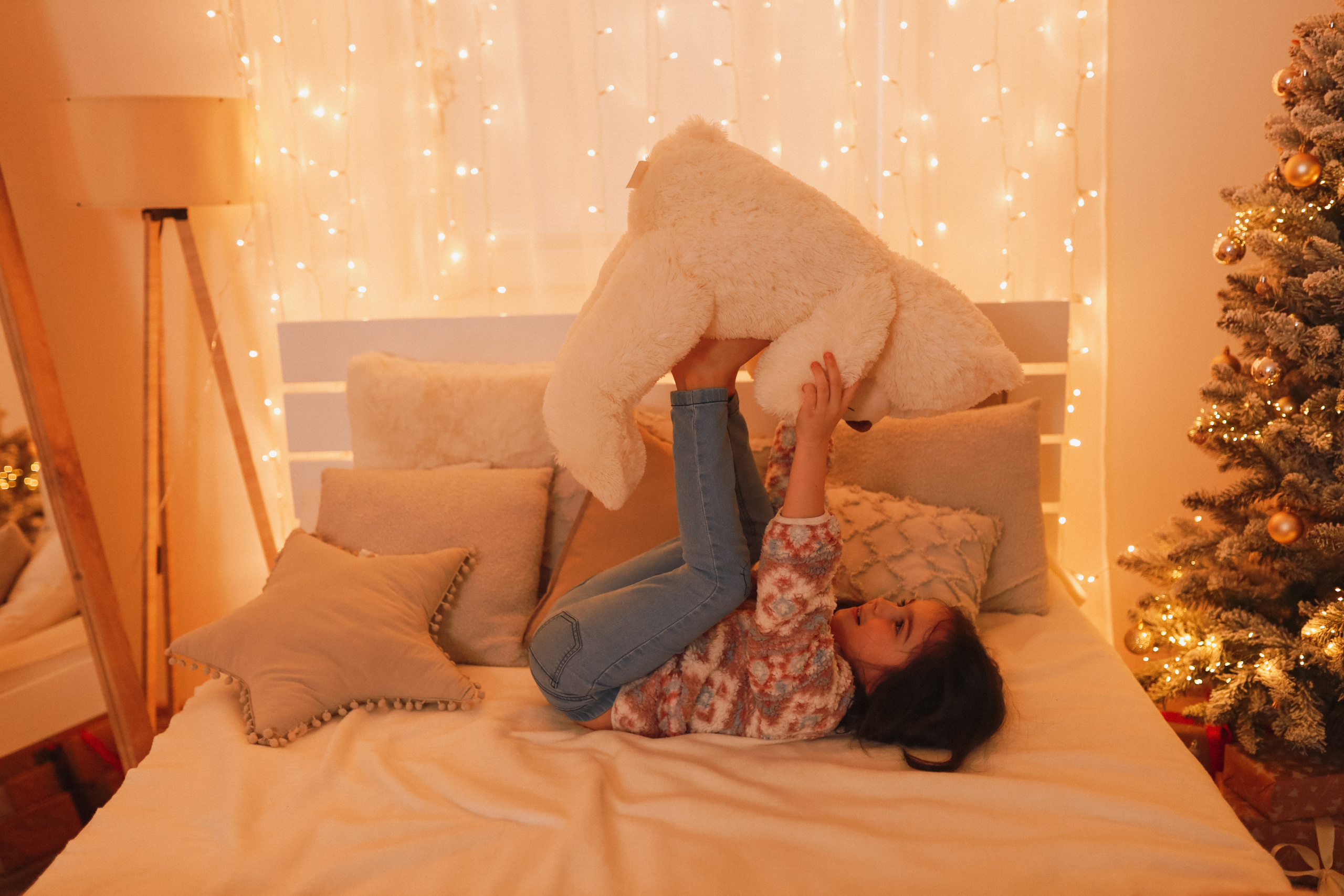 Новогодняя семейная фотосессия в студии. Fotograf Praha a Plzeň. Lovestory, svatba, portrét, rodinné focení