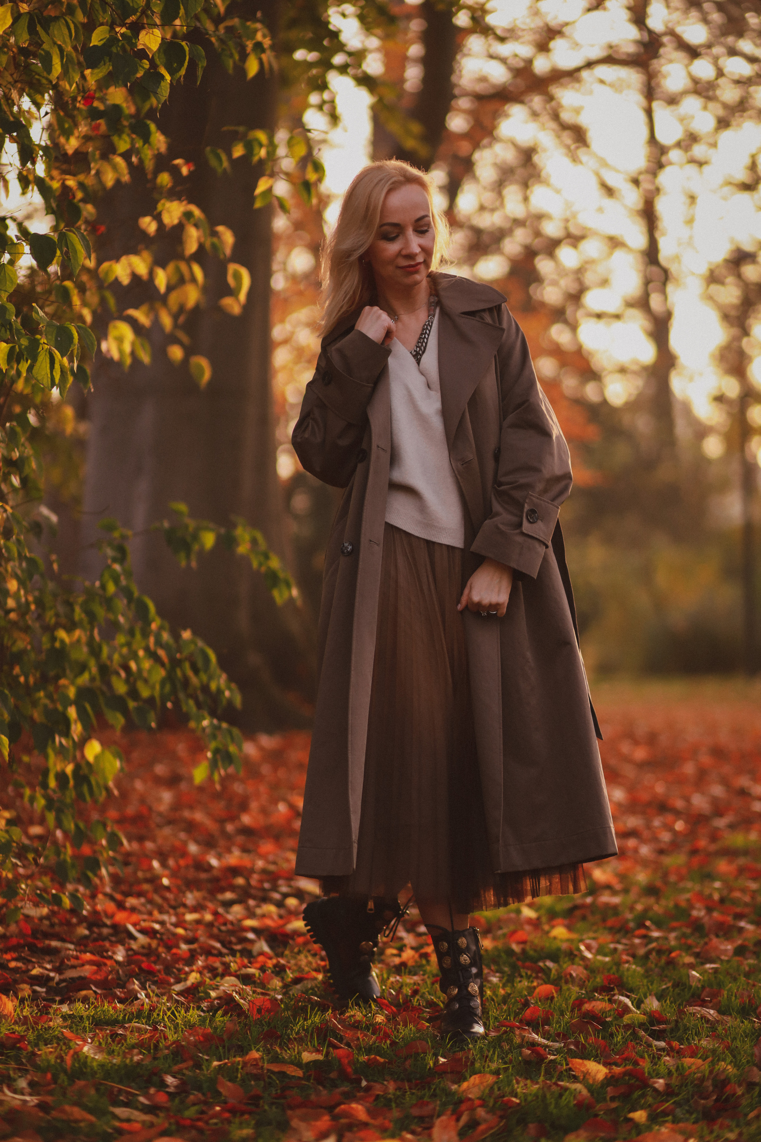 Осенняя портретная фотосессия на природе. Fotograf Praha a Plzeň. Lovestory, svatba, portrét, rodinné focení