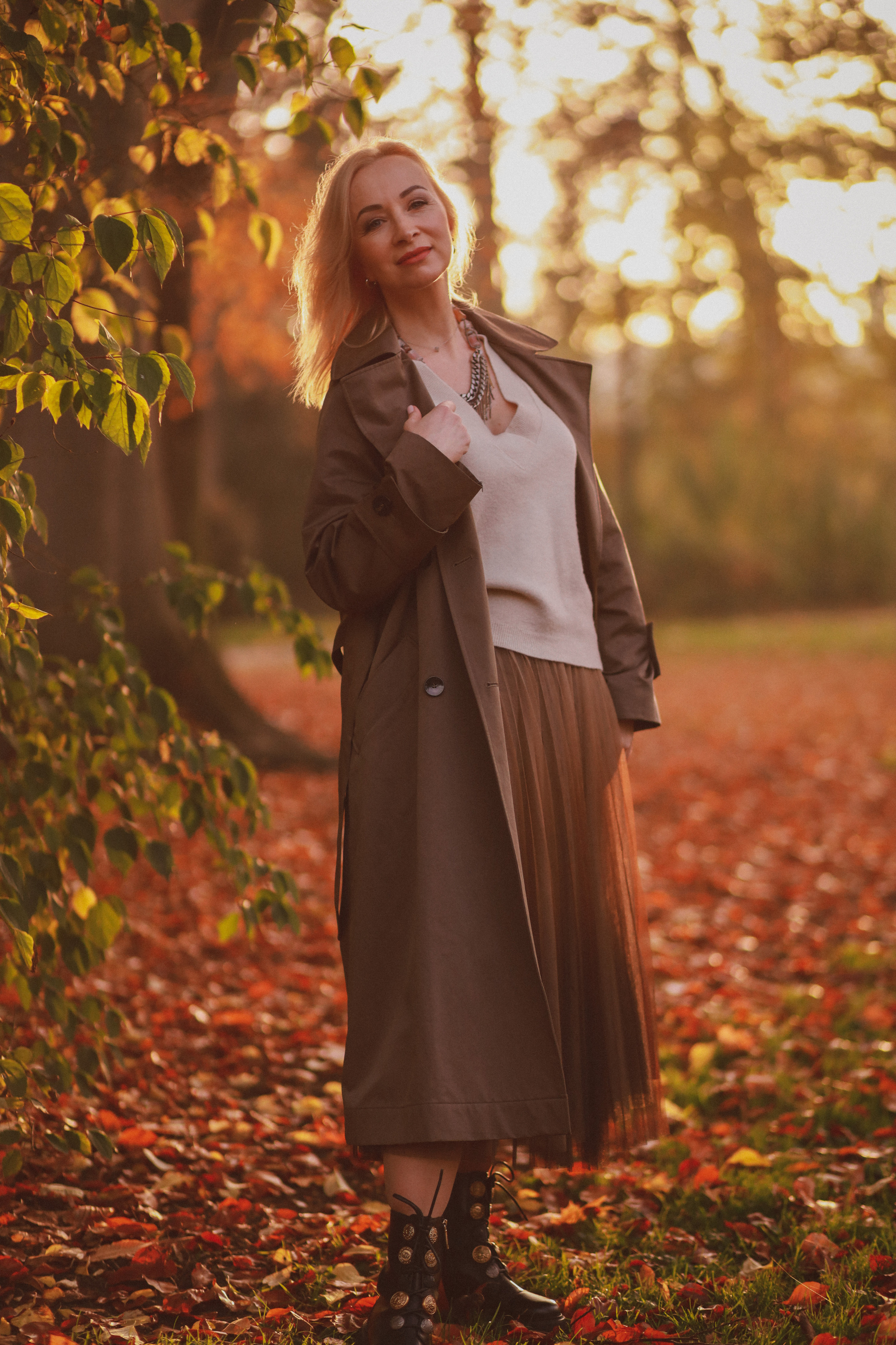 Осенняя портретная фотосессия на природе. Fotograf Praha a Plzeň. Lovestory, svatba, portrét, rodinné focení