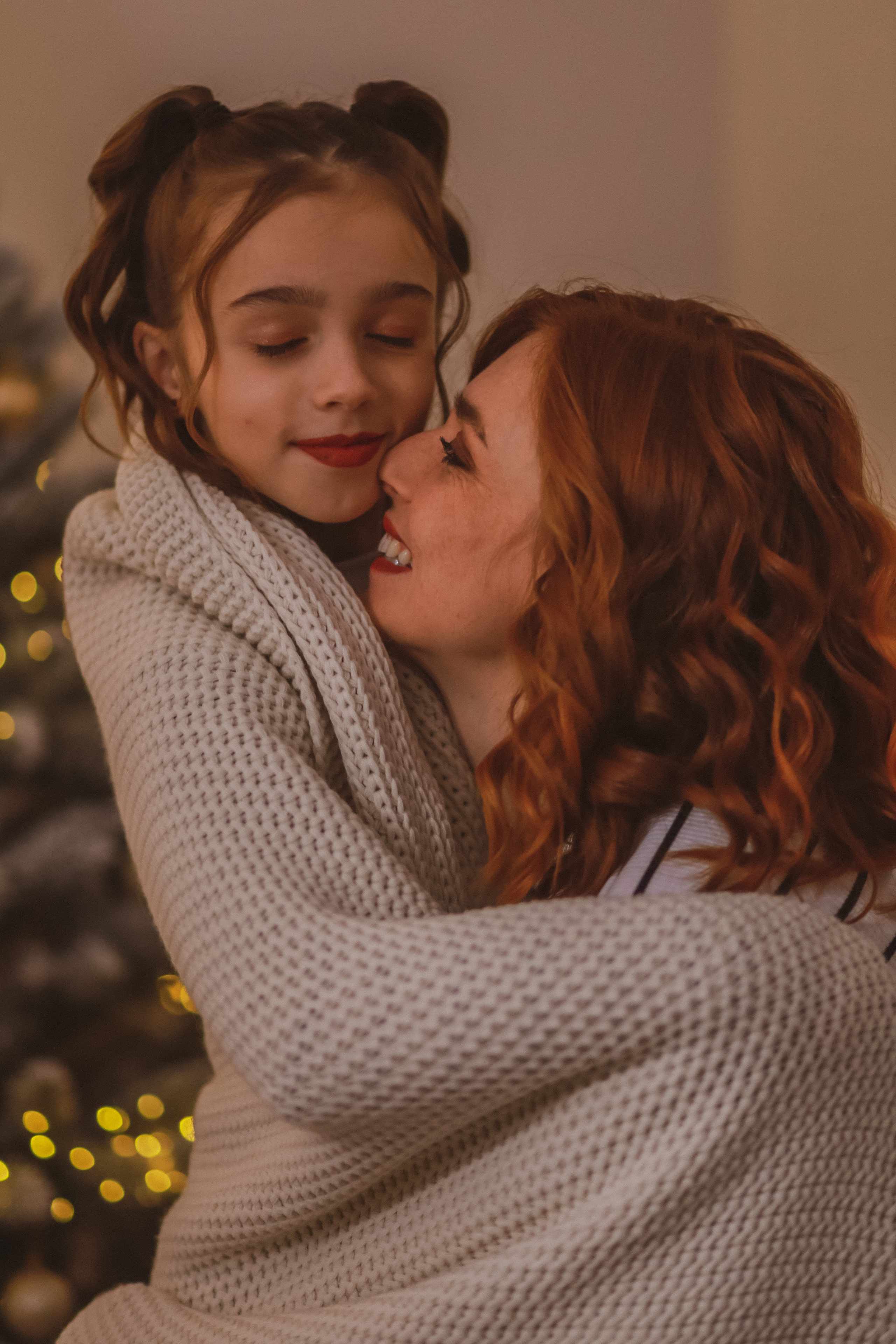 Рождественская семейная фотосессия в студии. Fotograf Praha a Plzeň. Lovestory, svatba, portrét, rodinné focení