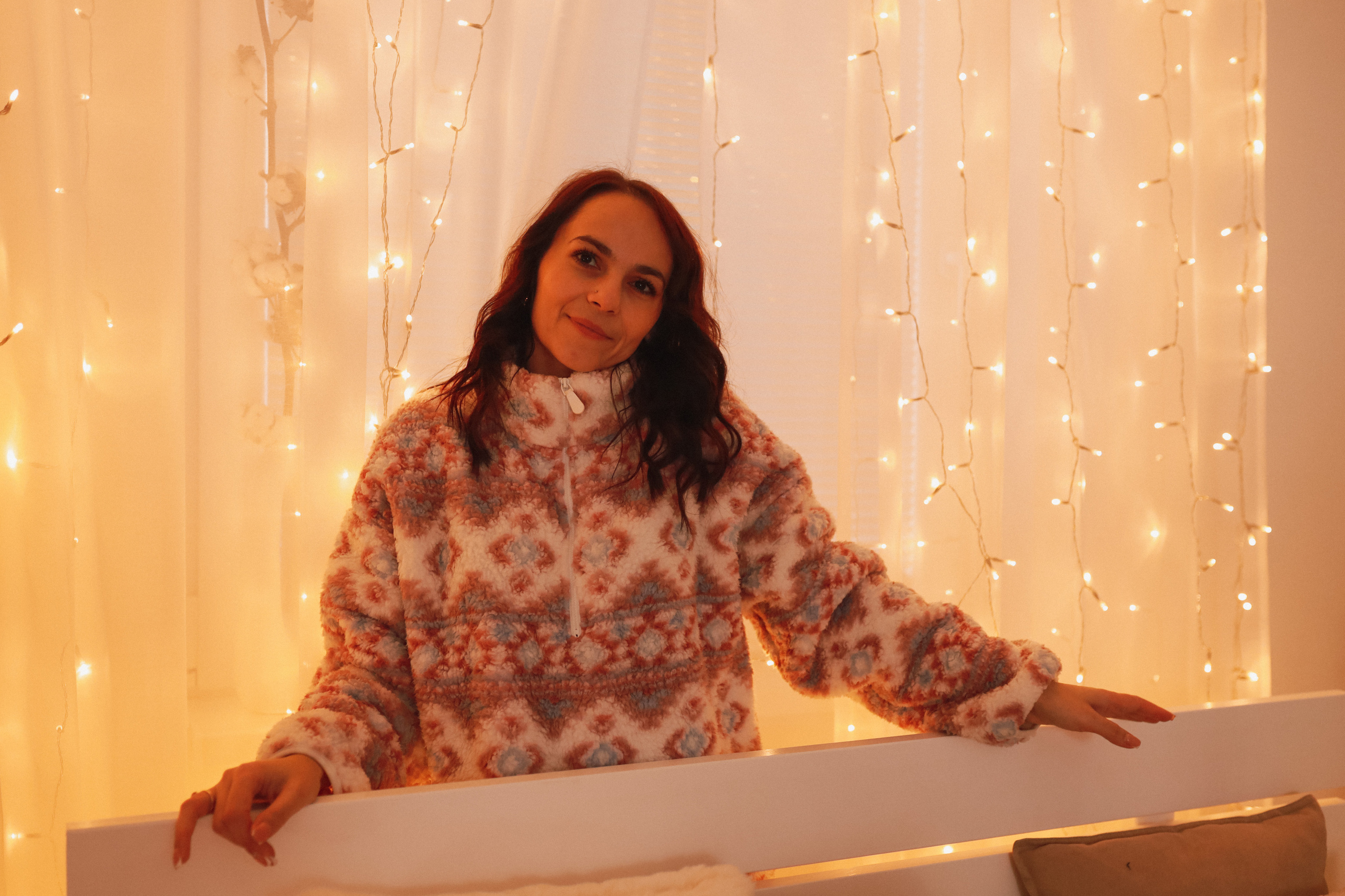 Новогодняя семейная фотосессия в студии. Fotograf Praha a Plzeň. Lovestory, svatba, portrét, rodinné focení