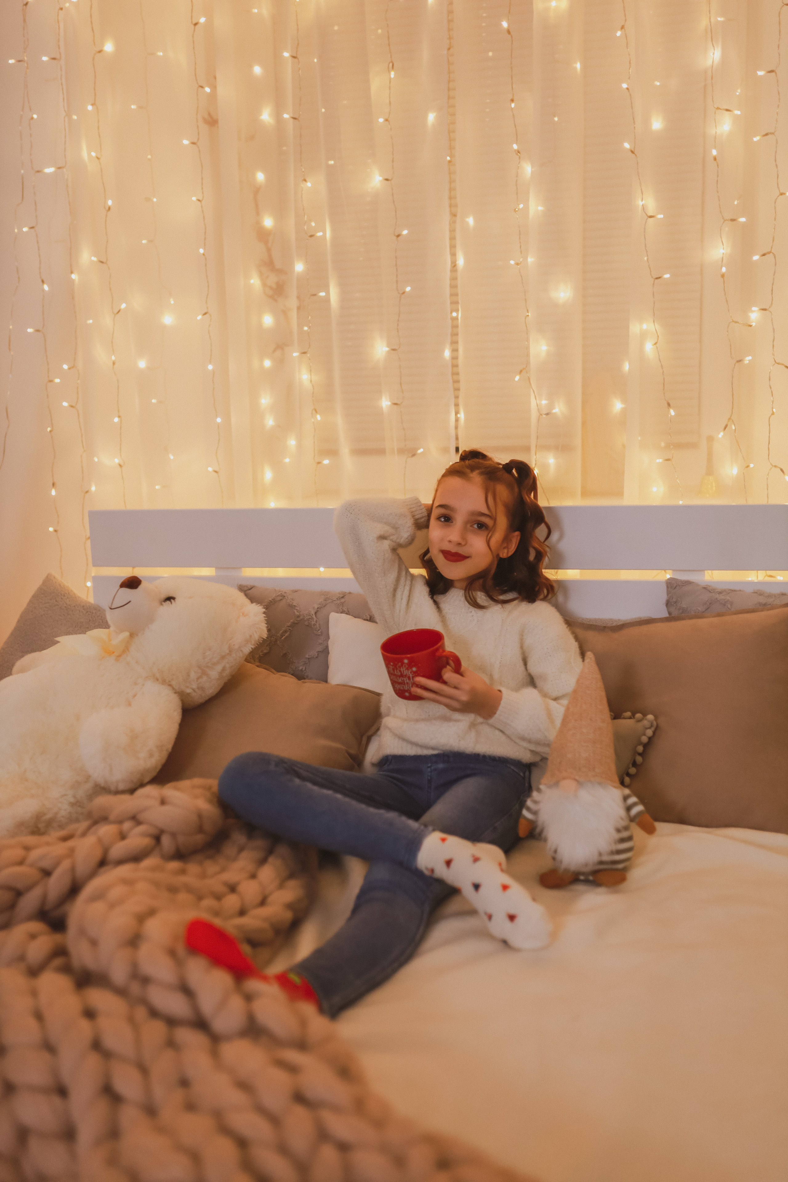 Рождественская семейная фотосессия в студии. Fotograf Praha a Plzeň. Lovestory, svatba, portrét, rodinné focení