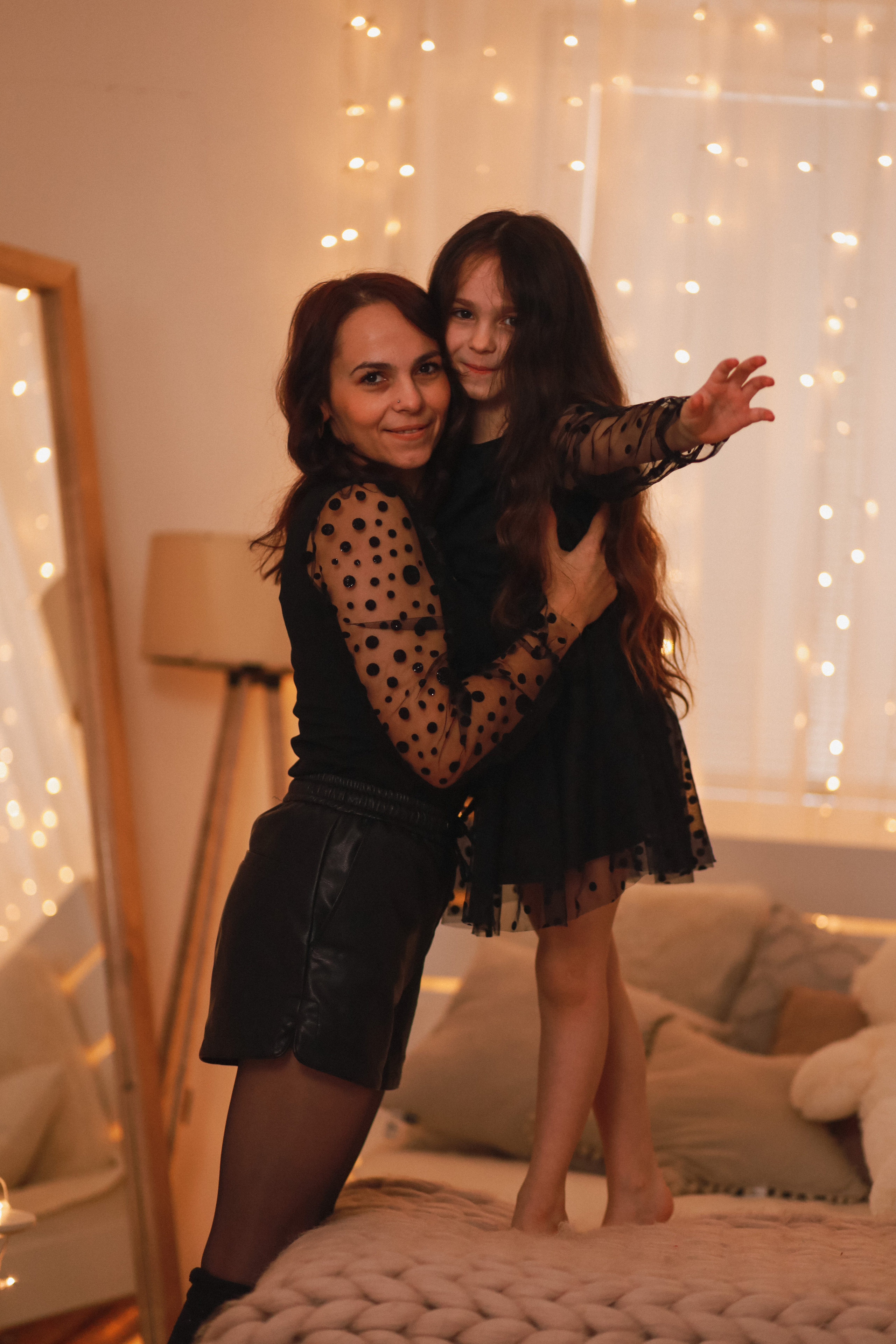 Новогодняя семейная фотосессия в студии. Fotograf Praha a Plzeň. Lovestory, svatba, portrét, rodinné focení