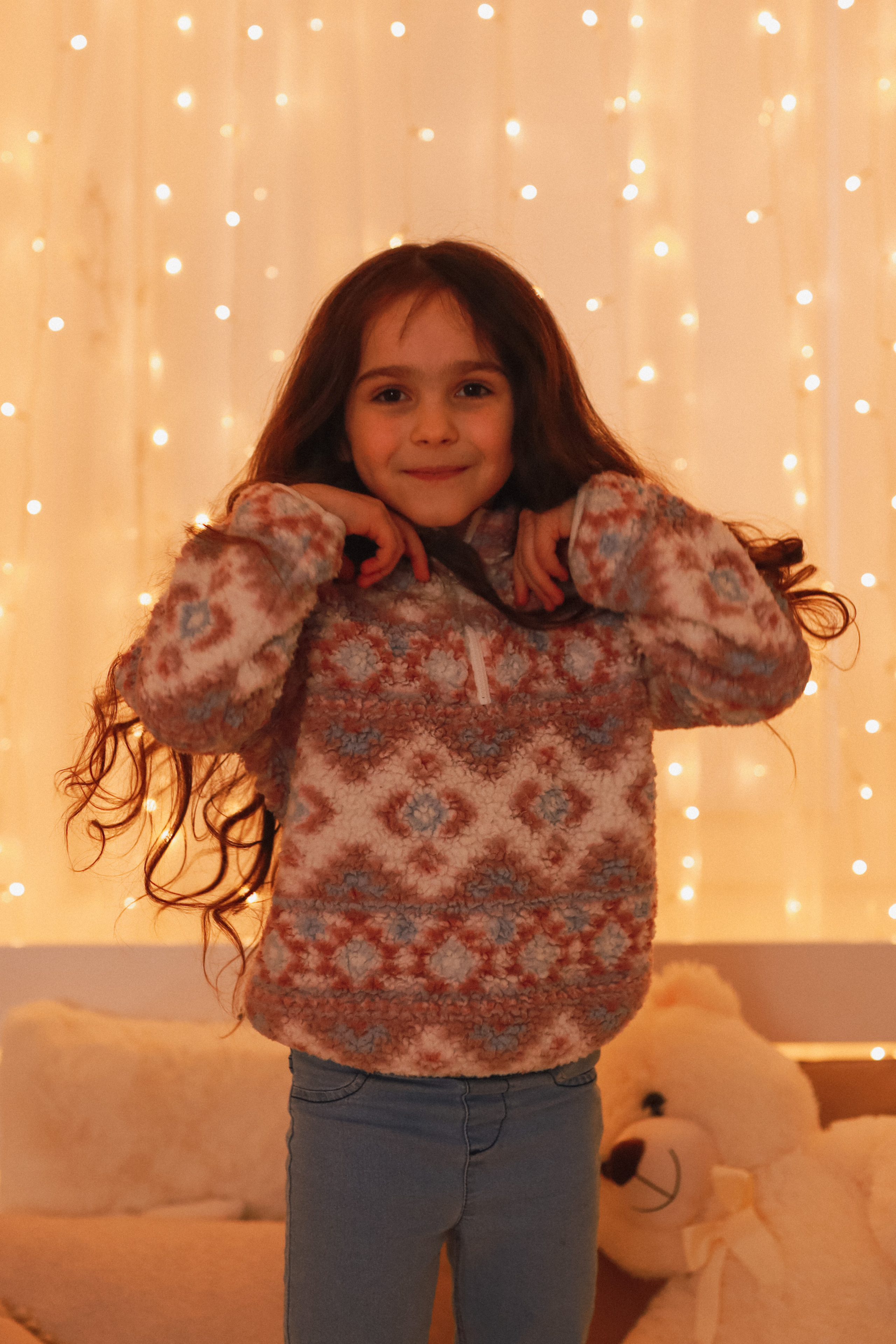 Новогодняя семейная фотосессия в студии. Fotograf Praha a Plzeň. Lovestory, svatba, portrét, rodinné focení