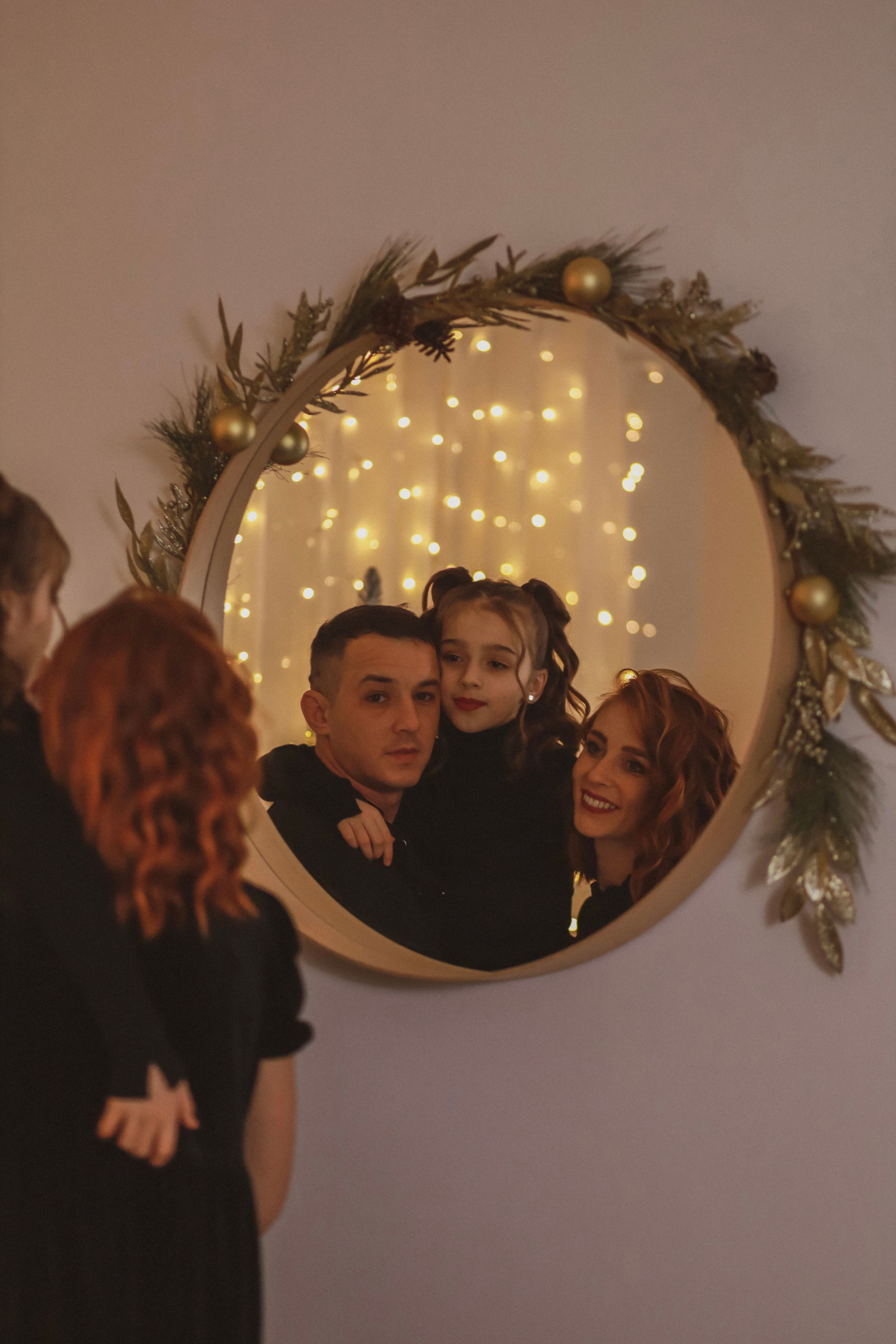 Рождественская семейная фотосессия в студии. Fotograf Praha a Plzeň. Lovestory, svatba, portrét, rodinné focení