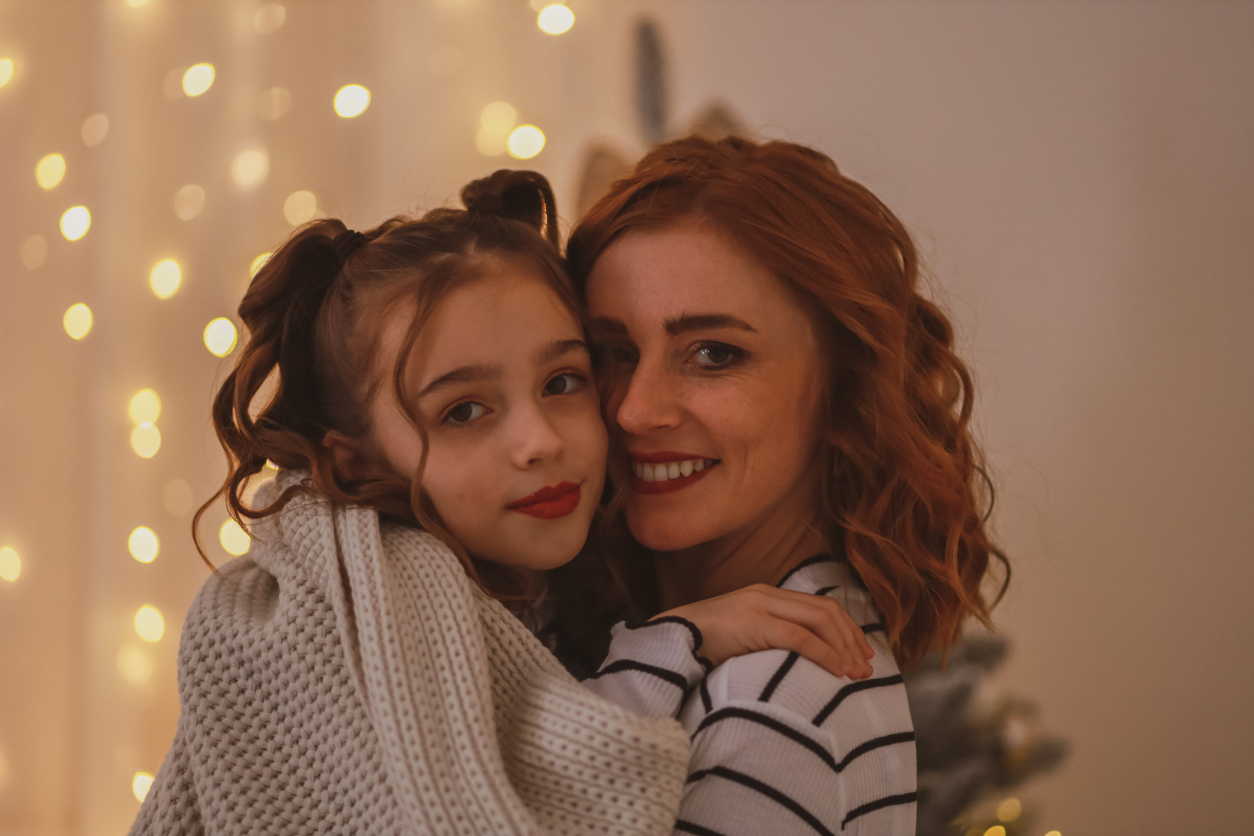 Рождественская семейная фотосессия в студии. Fotograf Praha a Plzeň. Lovestory, svatba, portrét, rodinné focení