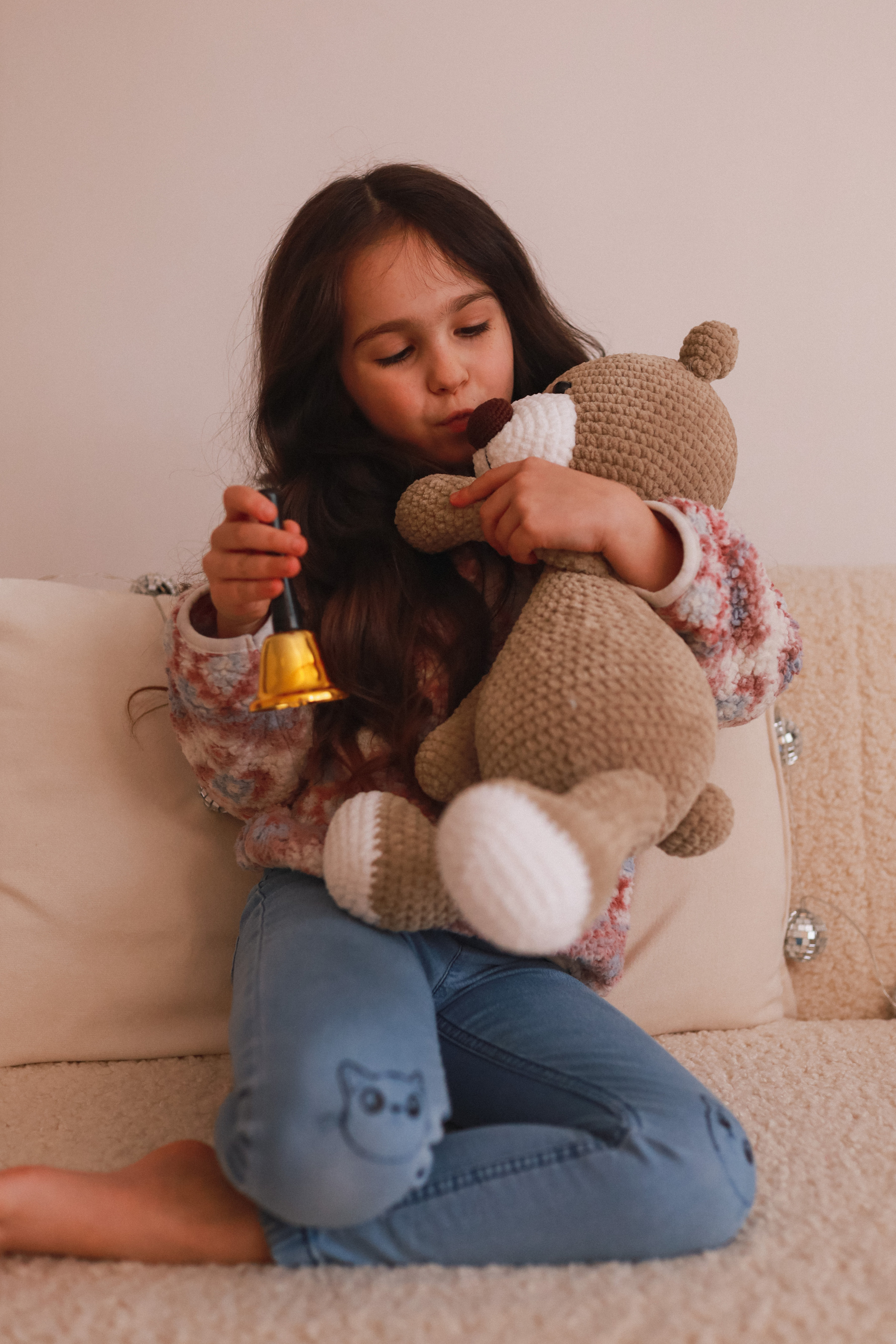 Новогодняя семейная фотосессия в студии. Fotograf Praha a Plzeň. Lovestory, svatba, portrét, rodinné focení