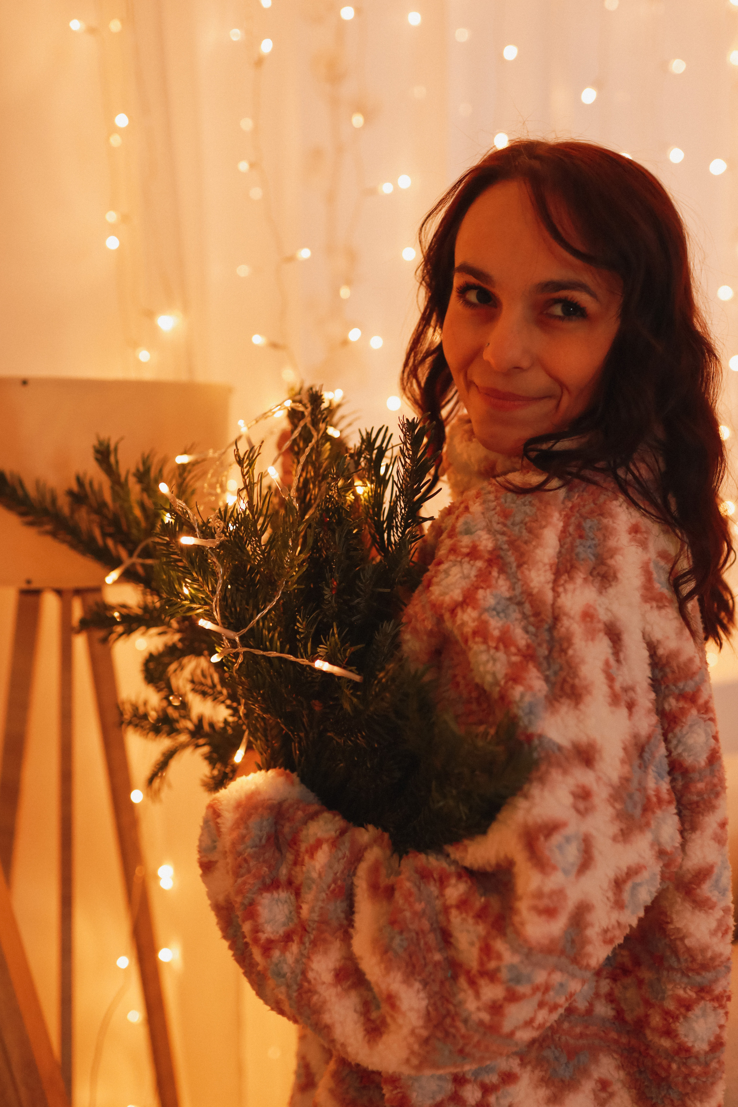 Новогодняя семейная фотосессия в студии. Fotograf Praha a Plzeň. Lovestory, svatba, portrét, rodinné focení