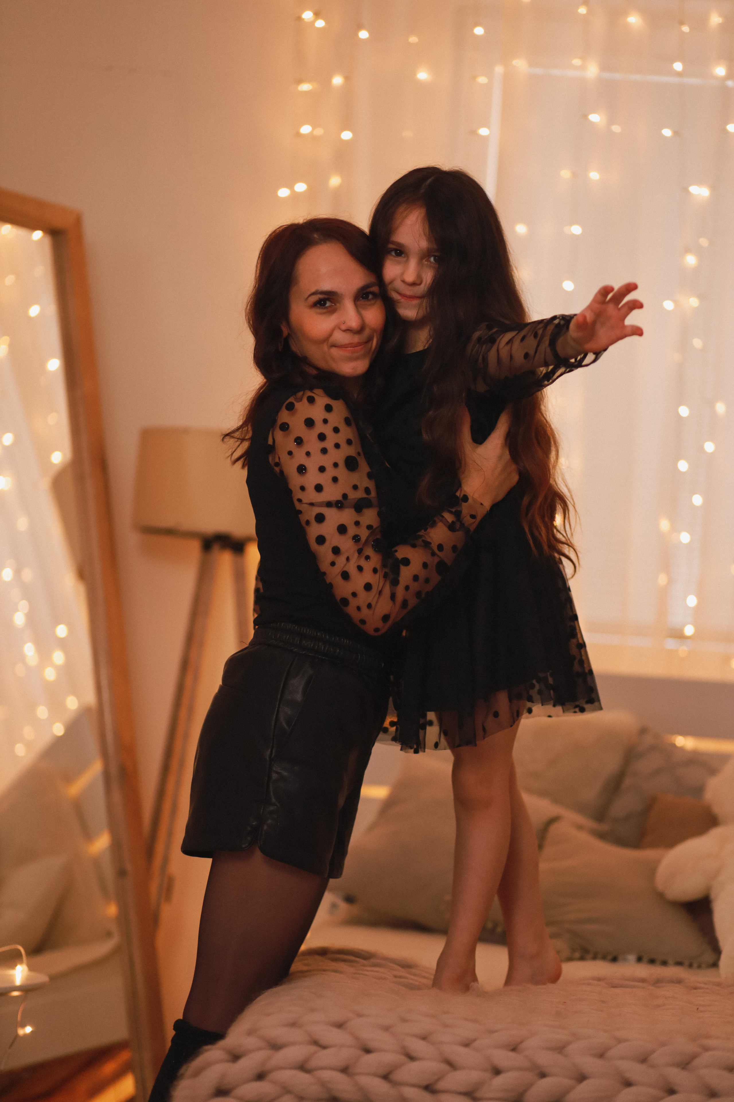 Новогодняя семейная фотосессия в студии. Fotograf Praha a Plzeň. Lovestory, svatba, portrét, rodinné focení