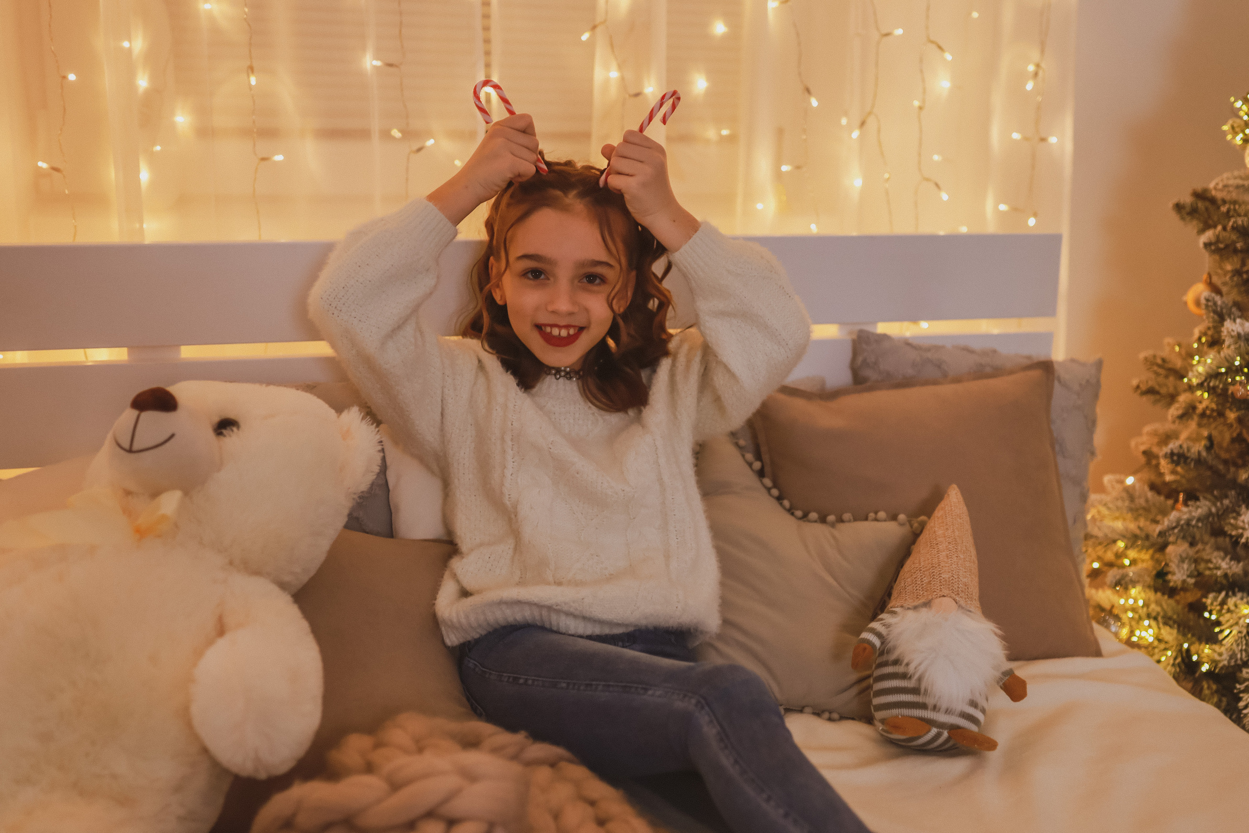 Рождественская семейная фотосессия в студии. Fotograf Praha a Plzeň. Lovestory, svatba, portrét, rodinné focení