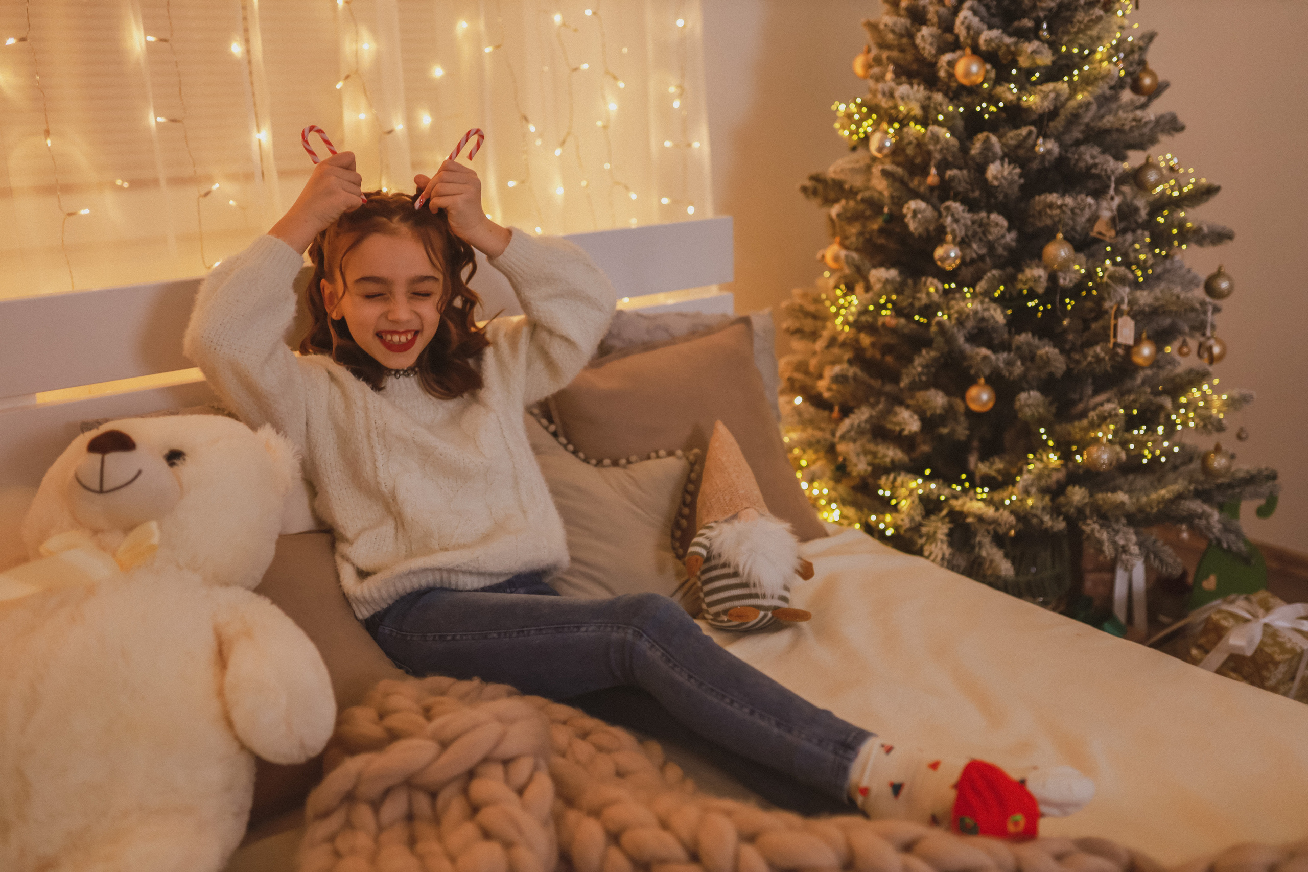 Рождественская семейная фотосессия в студии. Fotograf Praha a Plzeň. Lovestory, svatba, portrét, rodinné focení