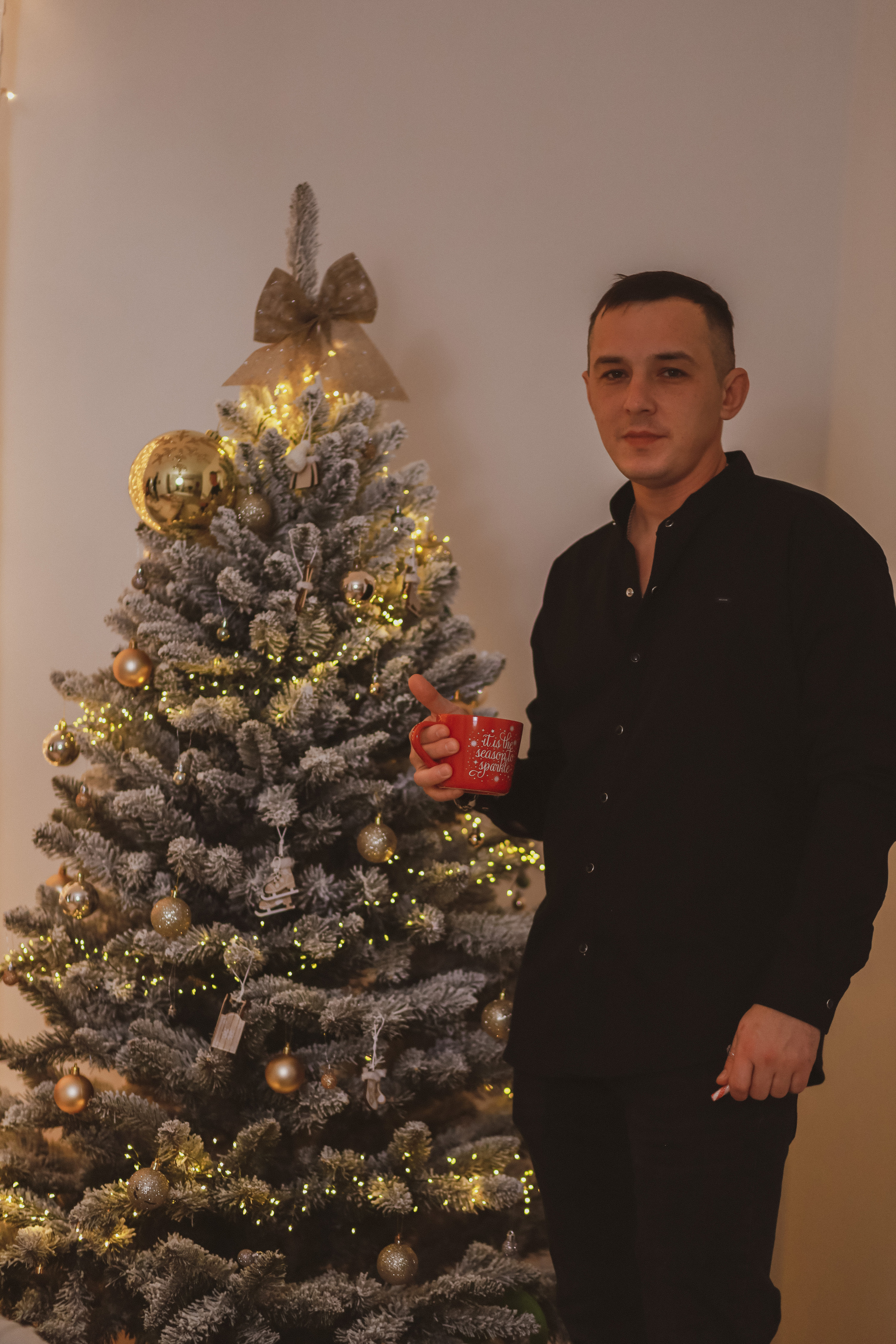 Рождественская семейная фотосессия в студии. Fotograf Praha a Plzeň. Lovestory, svatba, portrét, rodinné focení