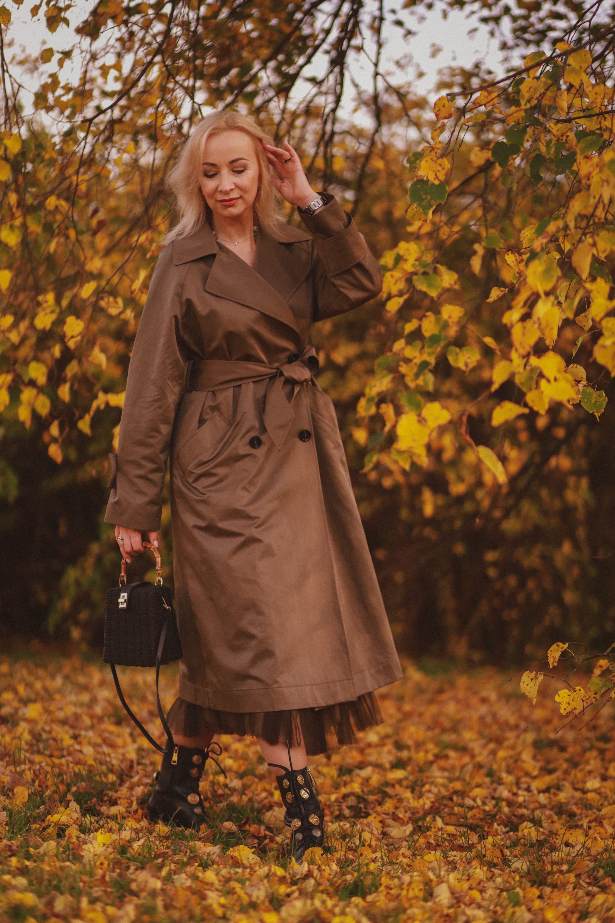 Осенняя портретная фотосессия на природе. Fotograf Praha a Plzeň. Lovestory, svatba, portrét, rodinné focení