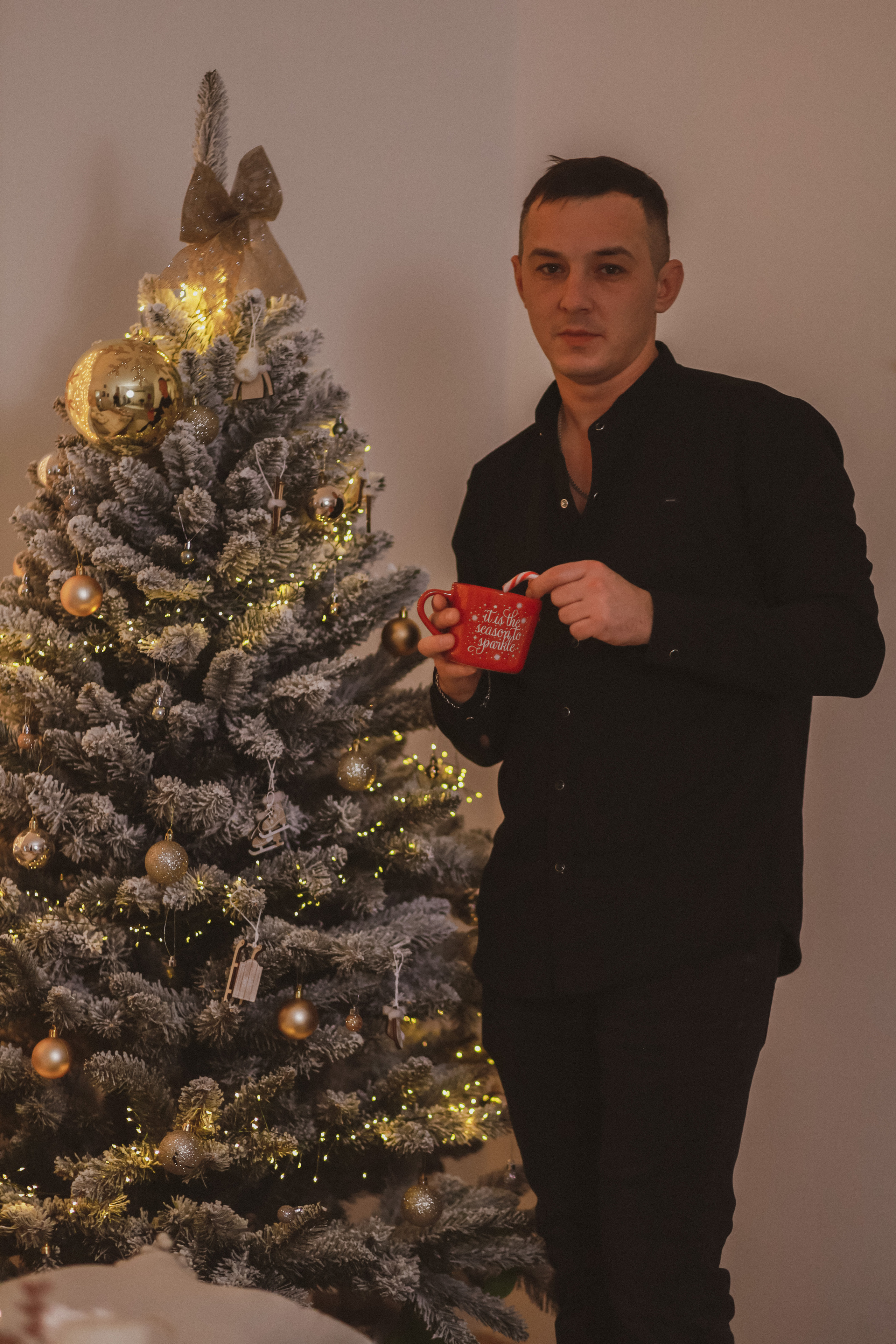 Рождественская семейная фотосессия в студии. Fotograf Praha a Plzeň. Lovestory, svatba, portrét, rodinné focení