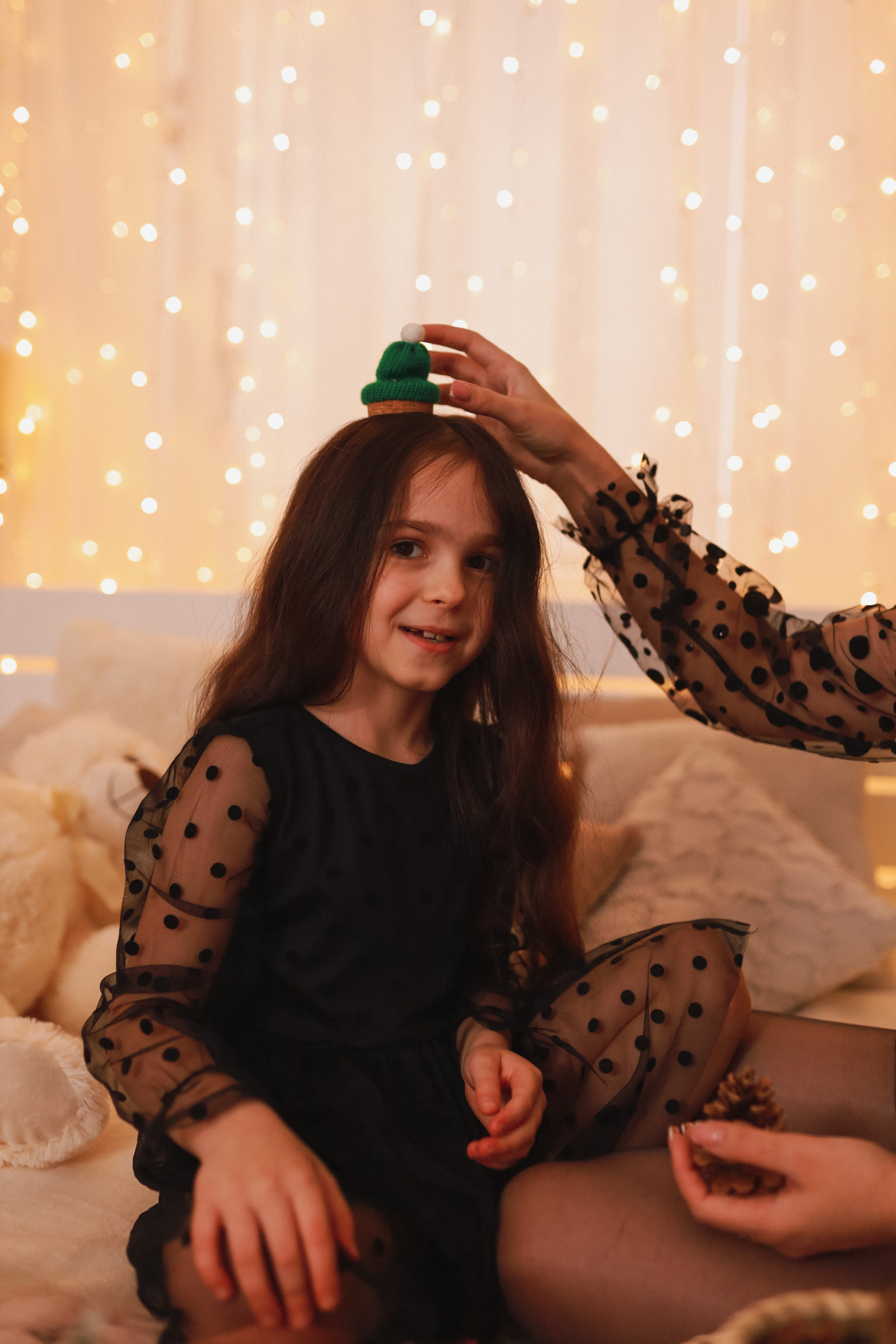 Новогодняя семейная фотосессия в студии. Fotograf Praha a Plzeň. Lovestory, svatba, portrét, rodinné focení