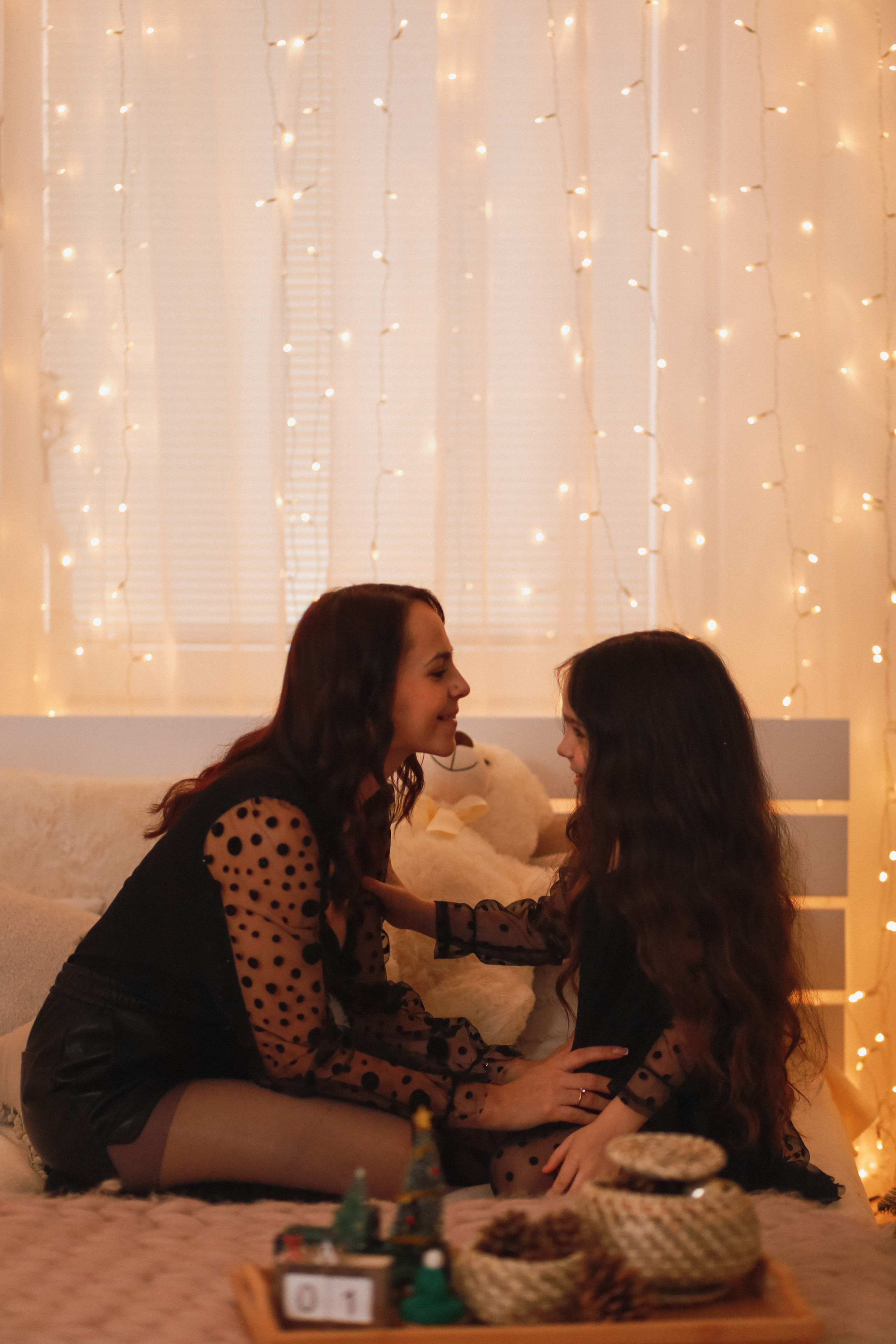 Новогодняя семейная фотосессия в студии. Fotograf Praha a Plzeň. Lovestory, svatba, portrét, rodinné focení