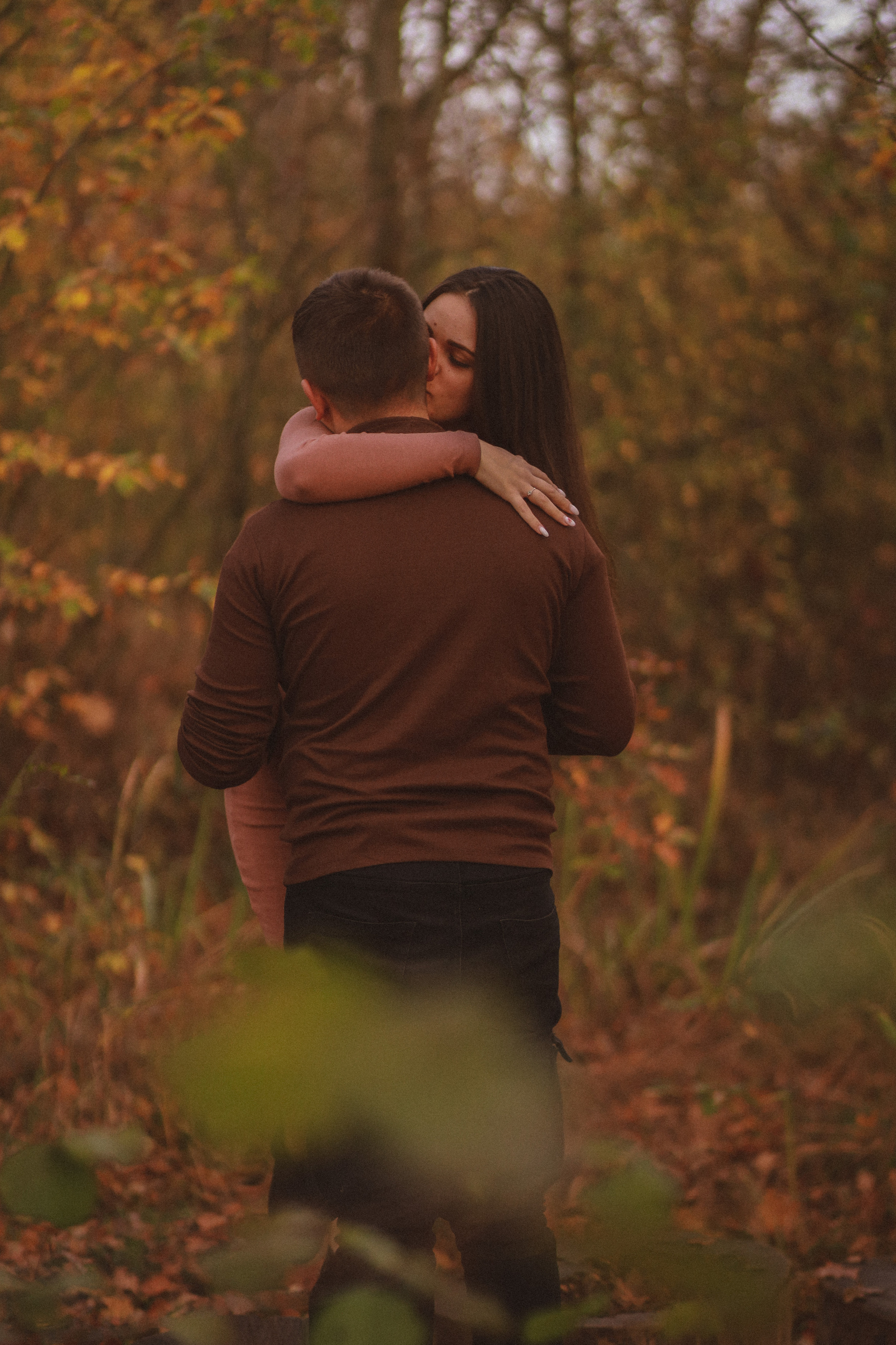 Podzimní focení v Praze na Vesteckém rybníku. Fotograf Praha a Plzeň. Lovestory, svatba, portrét, rodinné focení
