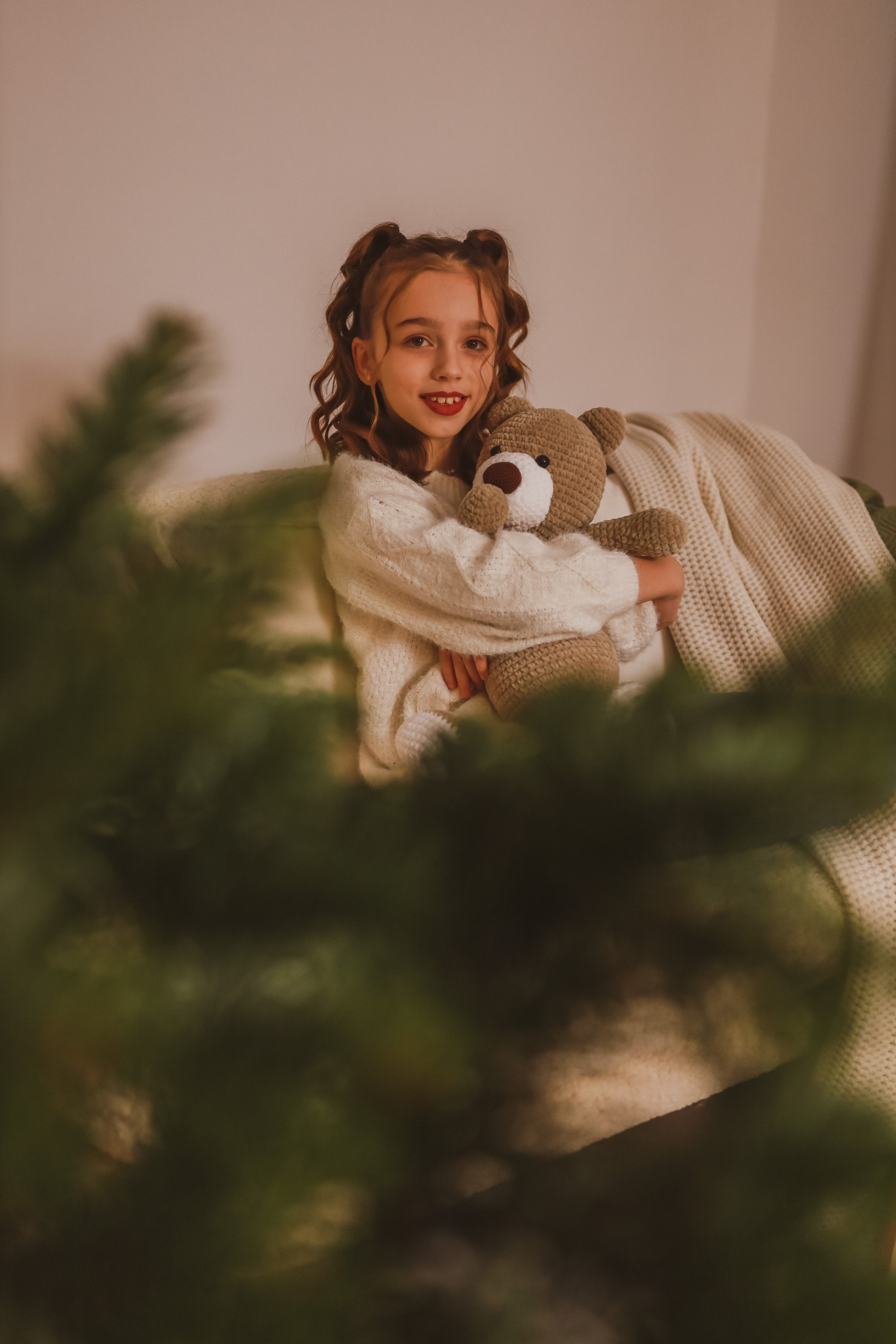 Рождественская семейная фотосессия в студии. Fotograf Praha a Plzeň. Lovestory, svatba, portrét, rodinné focení