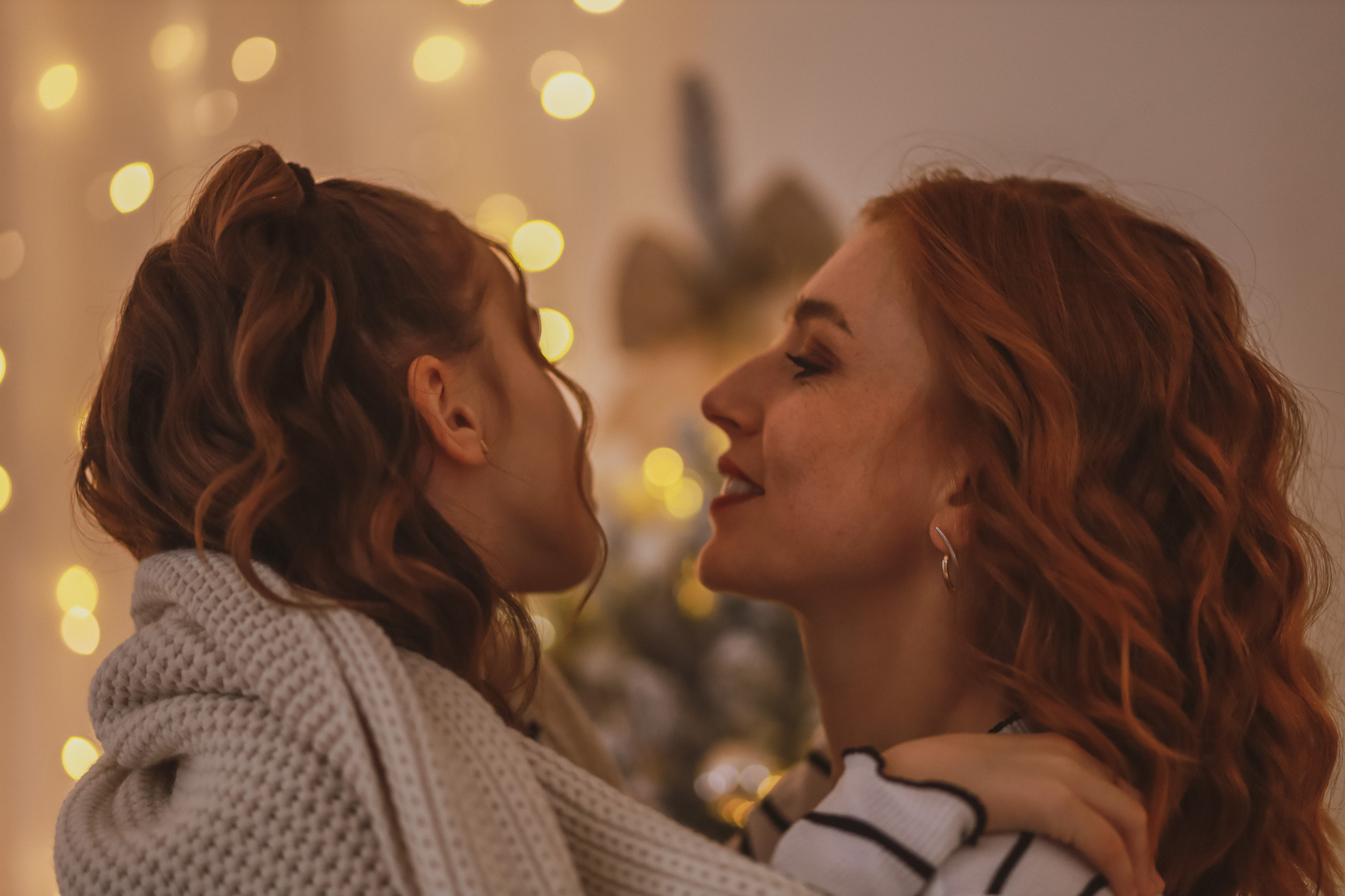 Рождественская семейная фотосессия в студии. Fotograf Praha a Plzeň. Lovestory, svatba, portrét, rodinné focení