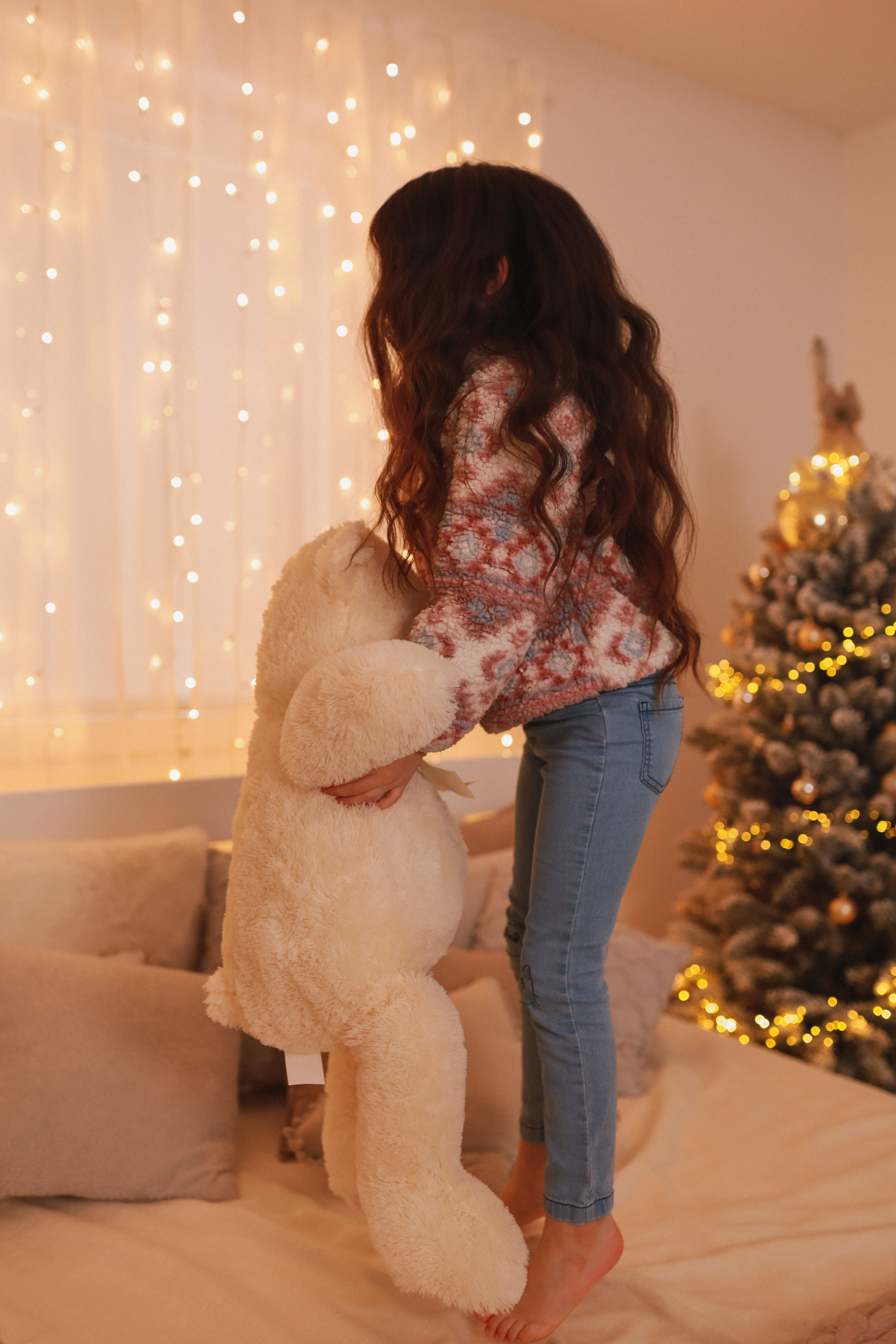 Новогодняя семейная фотосессия в студии. Fotograf Praha a Plzeň. Lovestory, svatba, portrét, rodinné focení