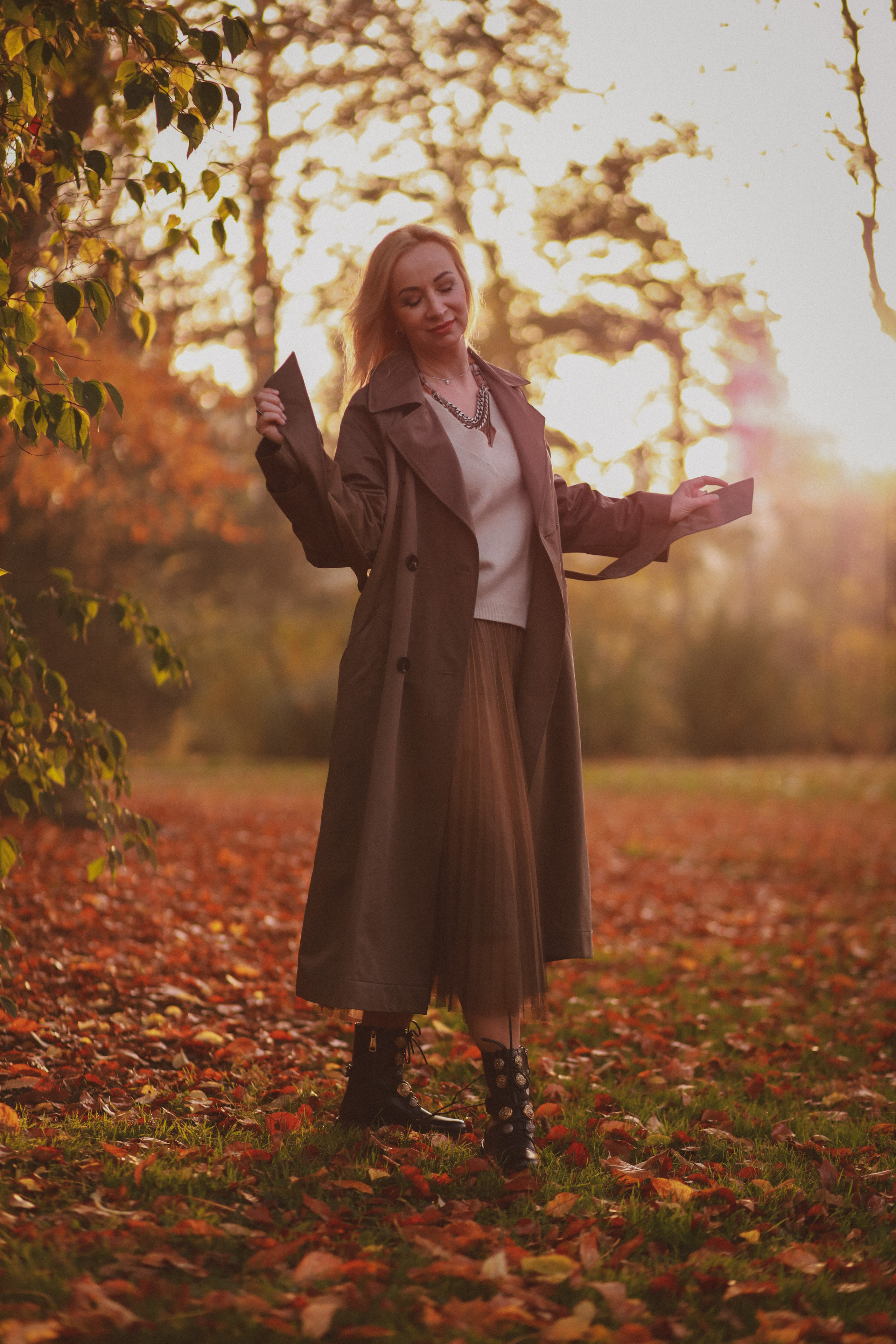 Осенняя портретная фотосессия на природе. Fotograf Praha a Plzeň. Lovestory, svatba, portrét, rodinné focení