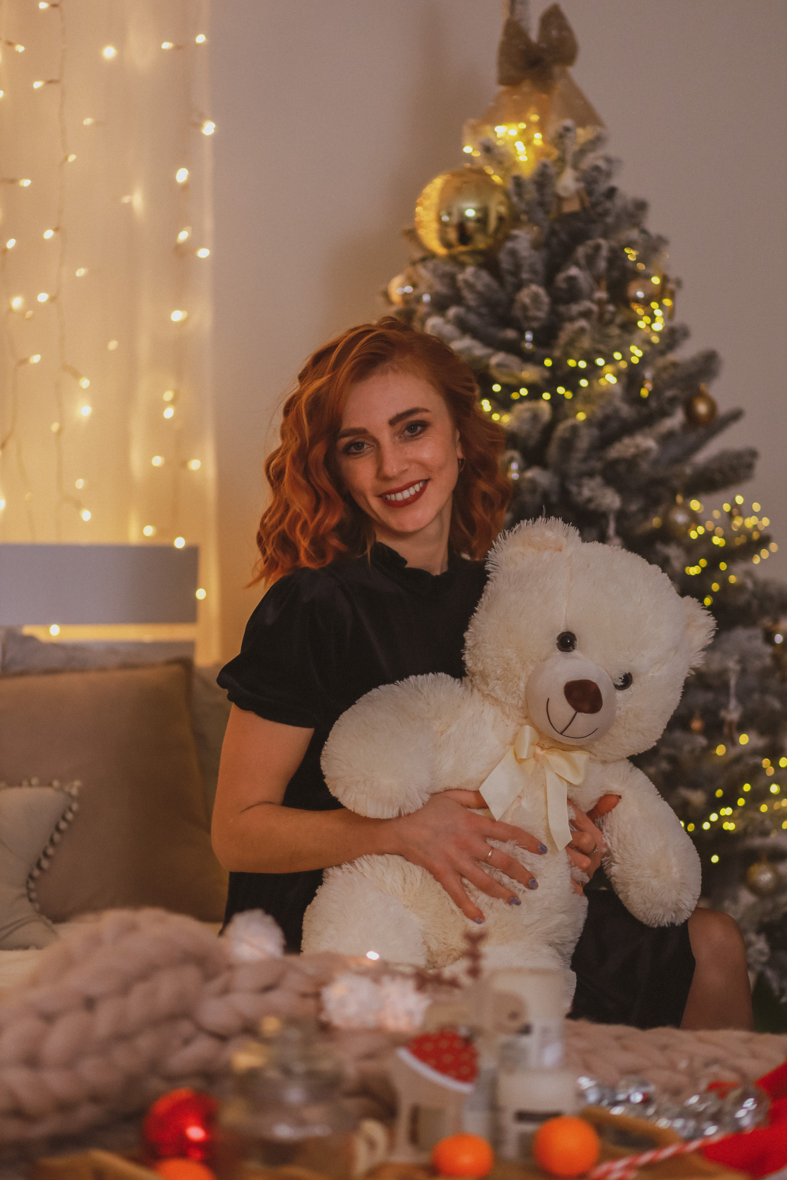 Рождественская семейная фотосессия в студии. Fotograf Praha a Plzeň. Lovestory, svatba, portrét, rodinné focení