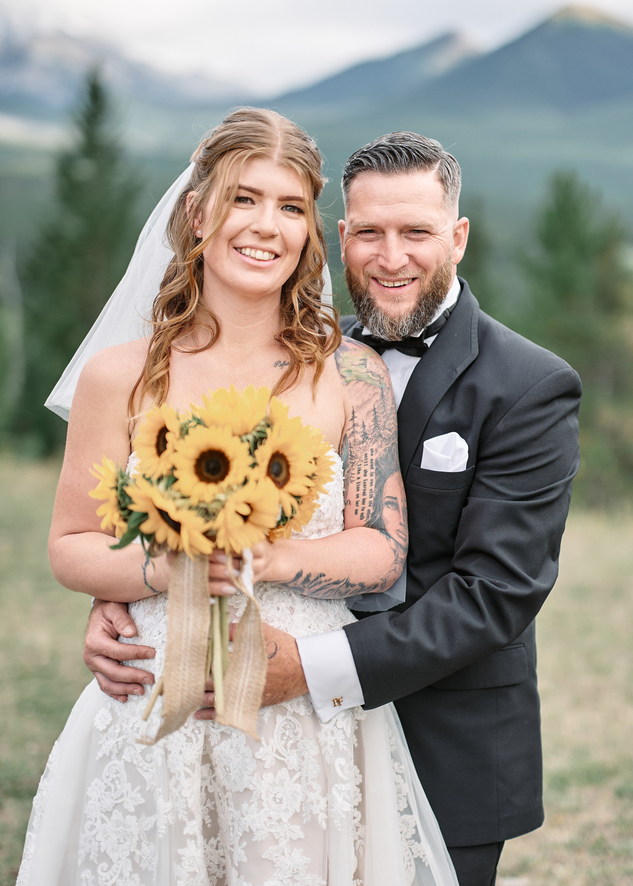 Benjamin&Courtney. Wedding in Kananaskis Park. Calgary wedding photographer. Andrii Bielikov