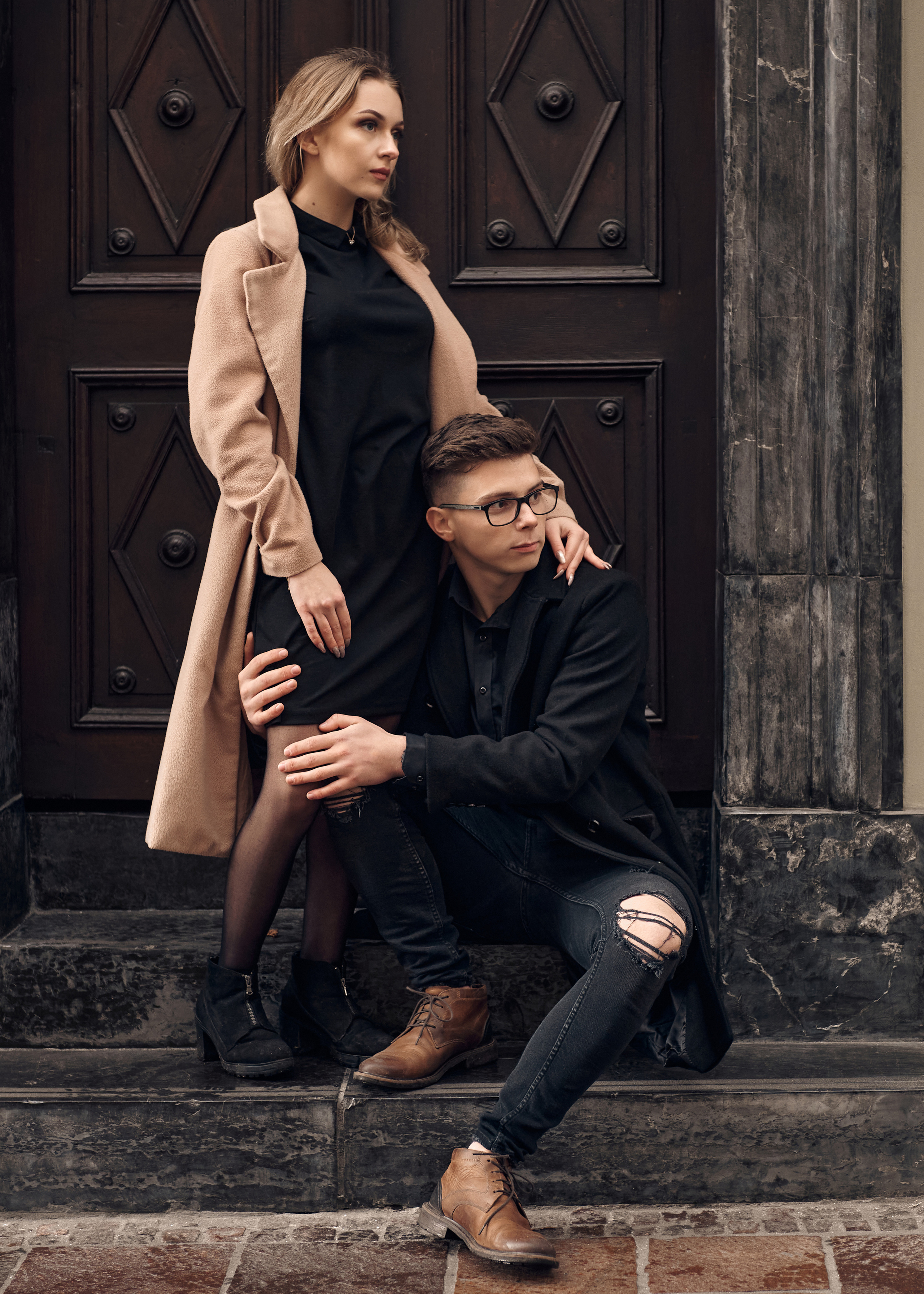 Fall romantic love story. Calgary wedding photographer. Andrii Bielikov