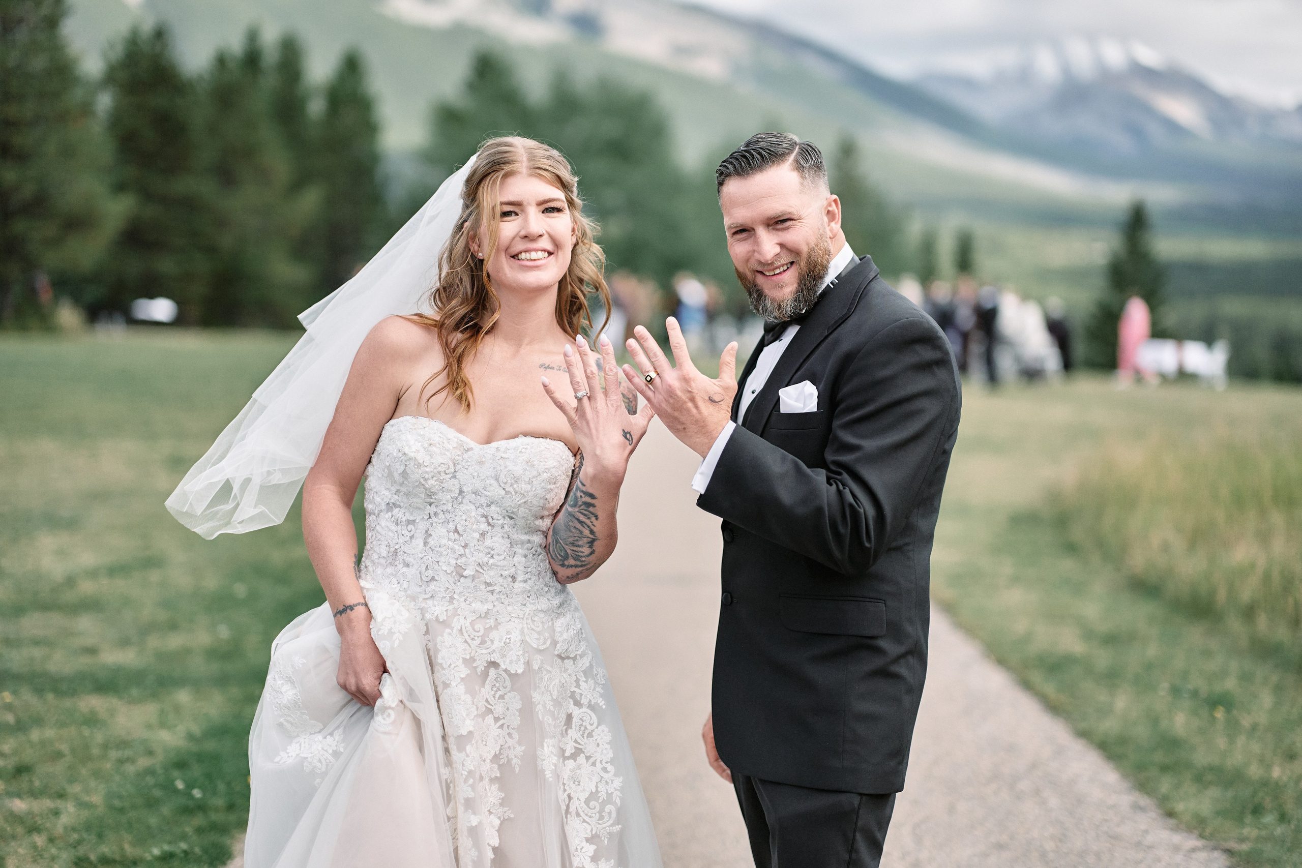 Benjamin&Courtney. Wedding in Kananaskis Park. Calgary wedding photographer. Andrii Bielikov