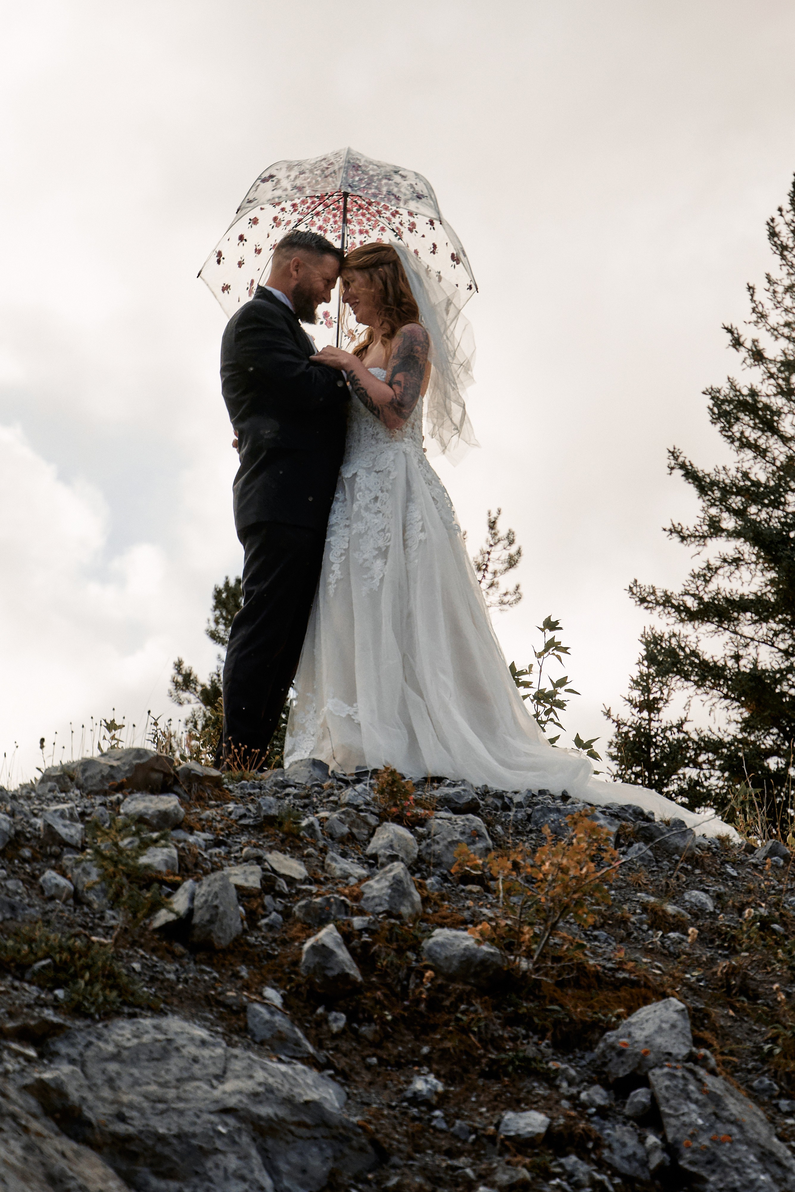 Benjamin&Courtney. Wedding in Kananaskis Park. Calgary wedding photographer. Andrii Bielikov