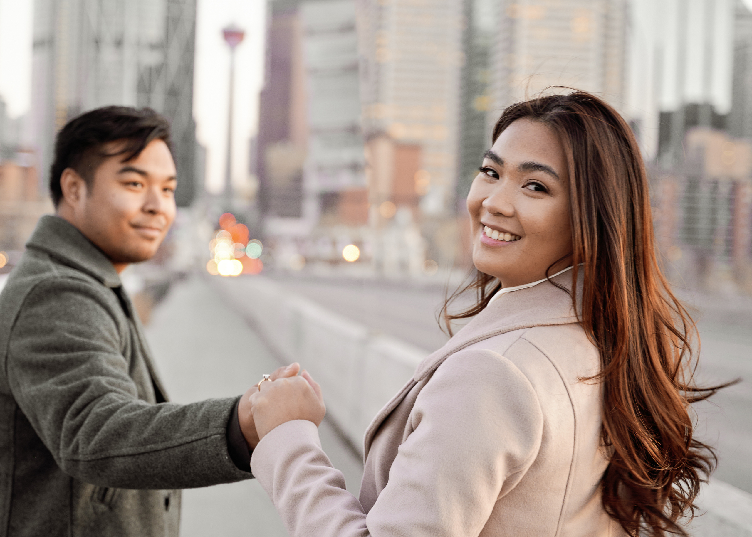 Engagement photoshoot in Calgary. Calgary wedding photographer. Andrii Bielikov