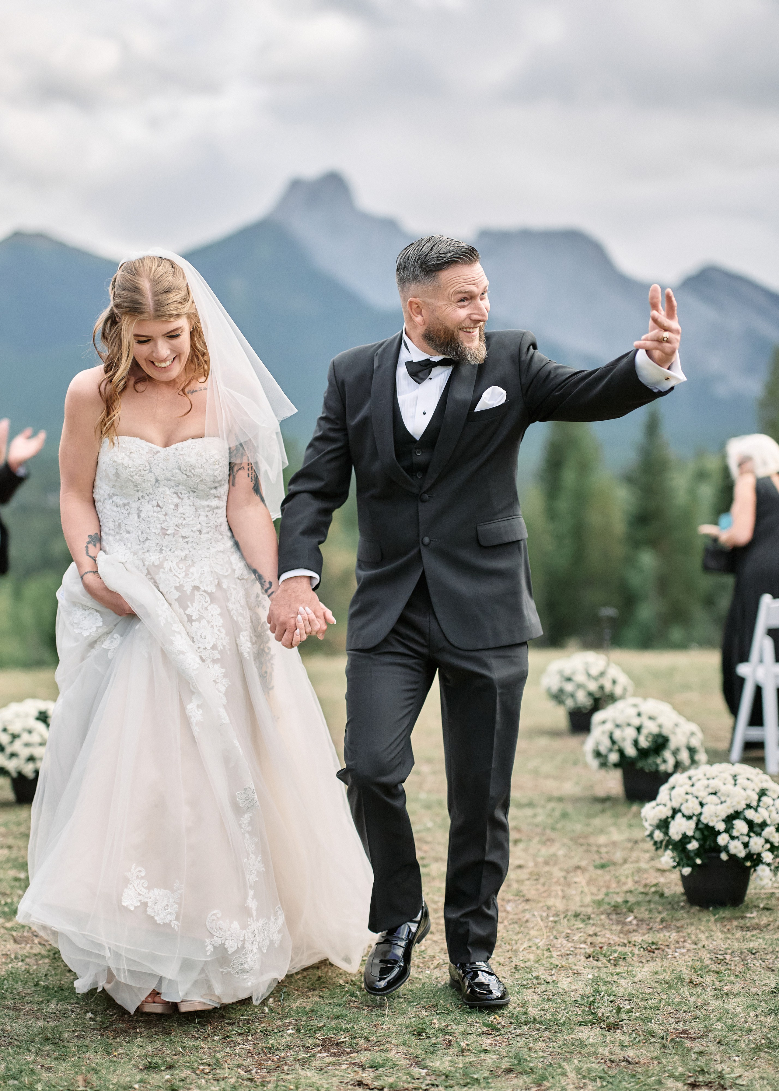 Benjamin&Courtney. Wedding in Kananaskis Park. Calgary wedding photographer. Andrii Bielikov