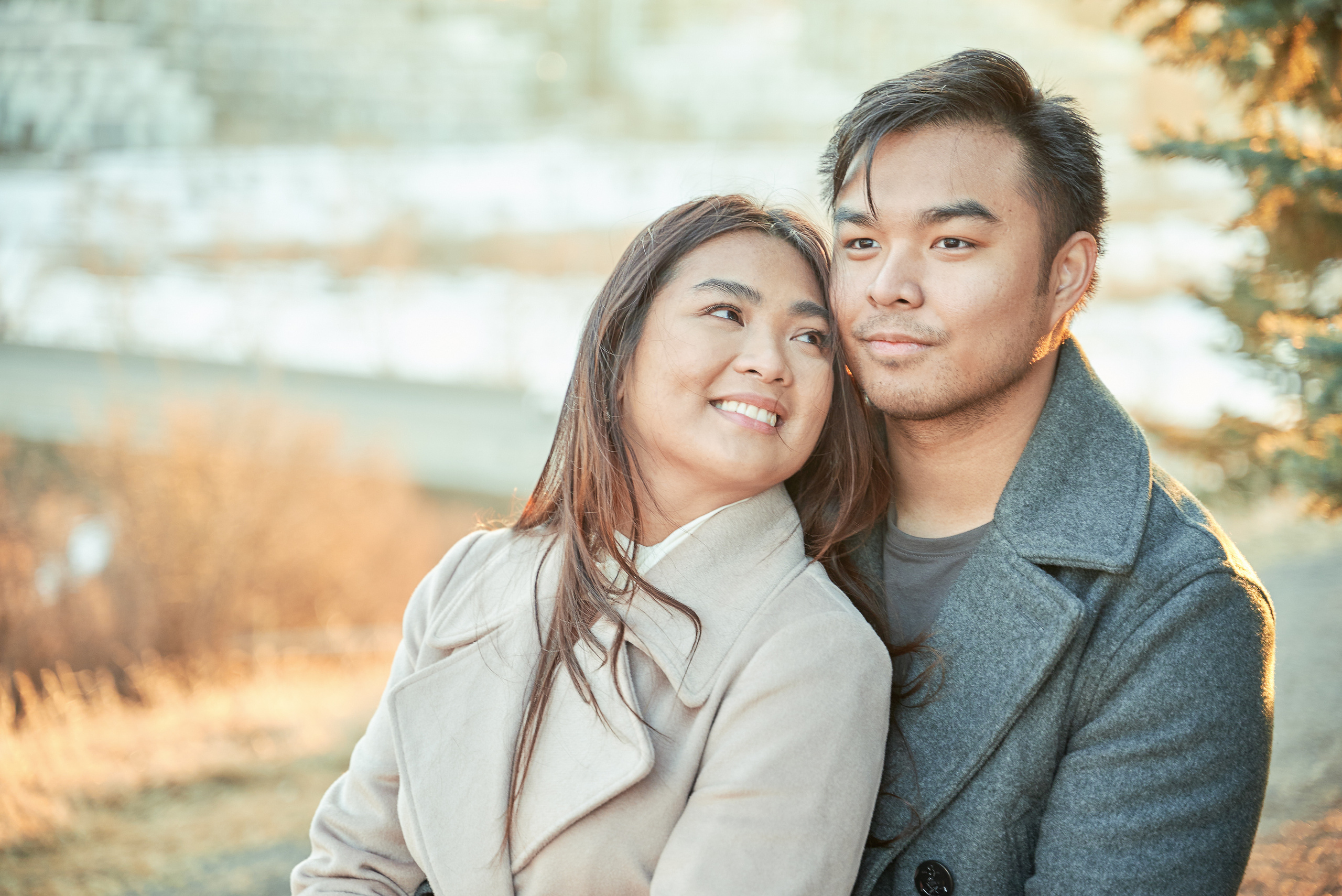 Engagement photoshoot in Calgary. Calgary wedding photographer. Andrii Bielikov