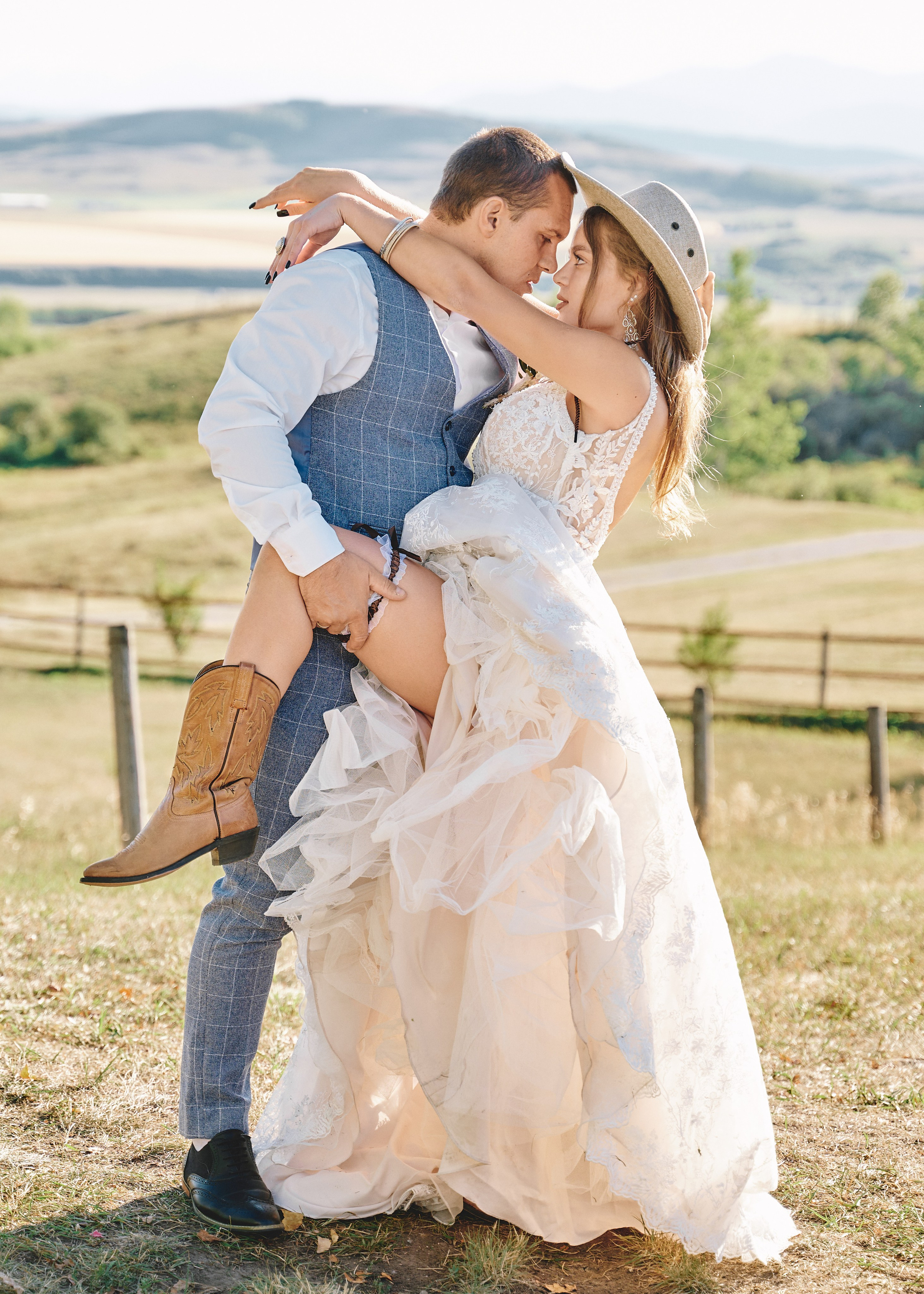 Gregory and Victoria’s Cowboy wedding. Calgary wedding photo and video. Photographer Andrii Bielikov