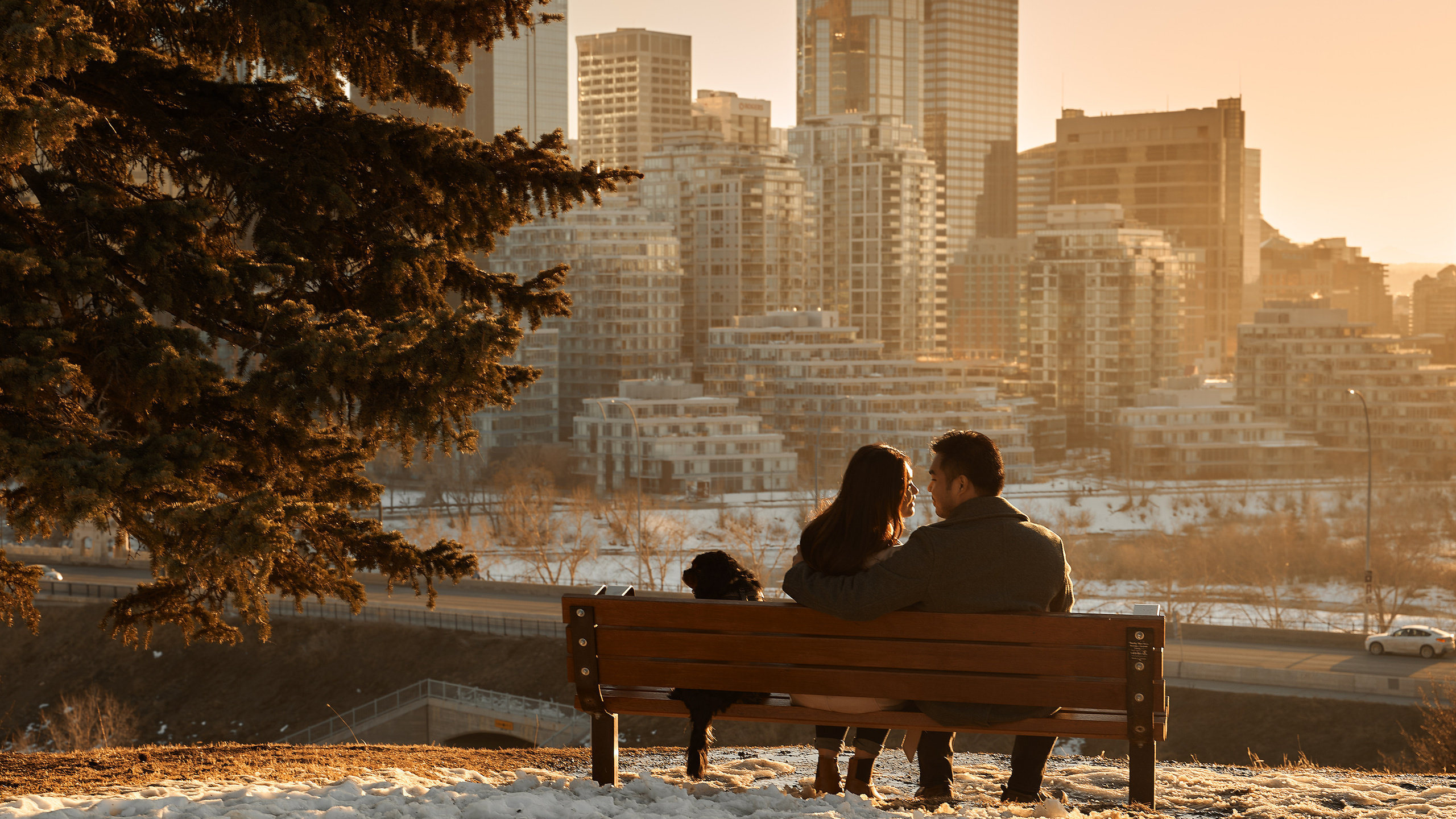 Engagement photoshoot in Calgary. Calgary wedding photographer. Andrii Bielikov