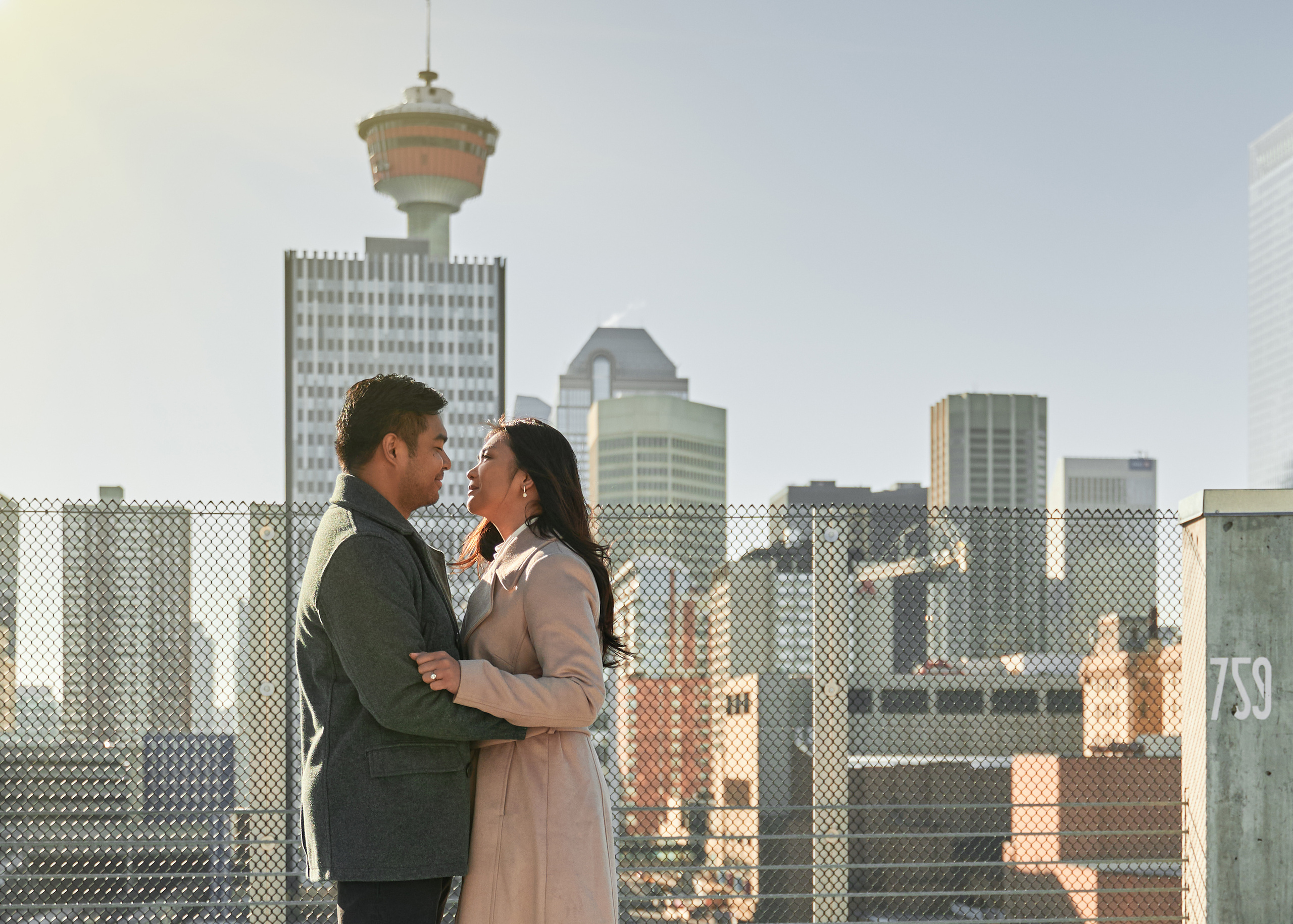 Engagement photoshoot in Calgary. Calgary wedding photographer. Andrii Bielikov