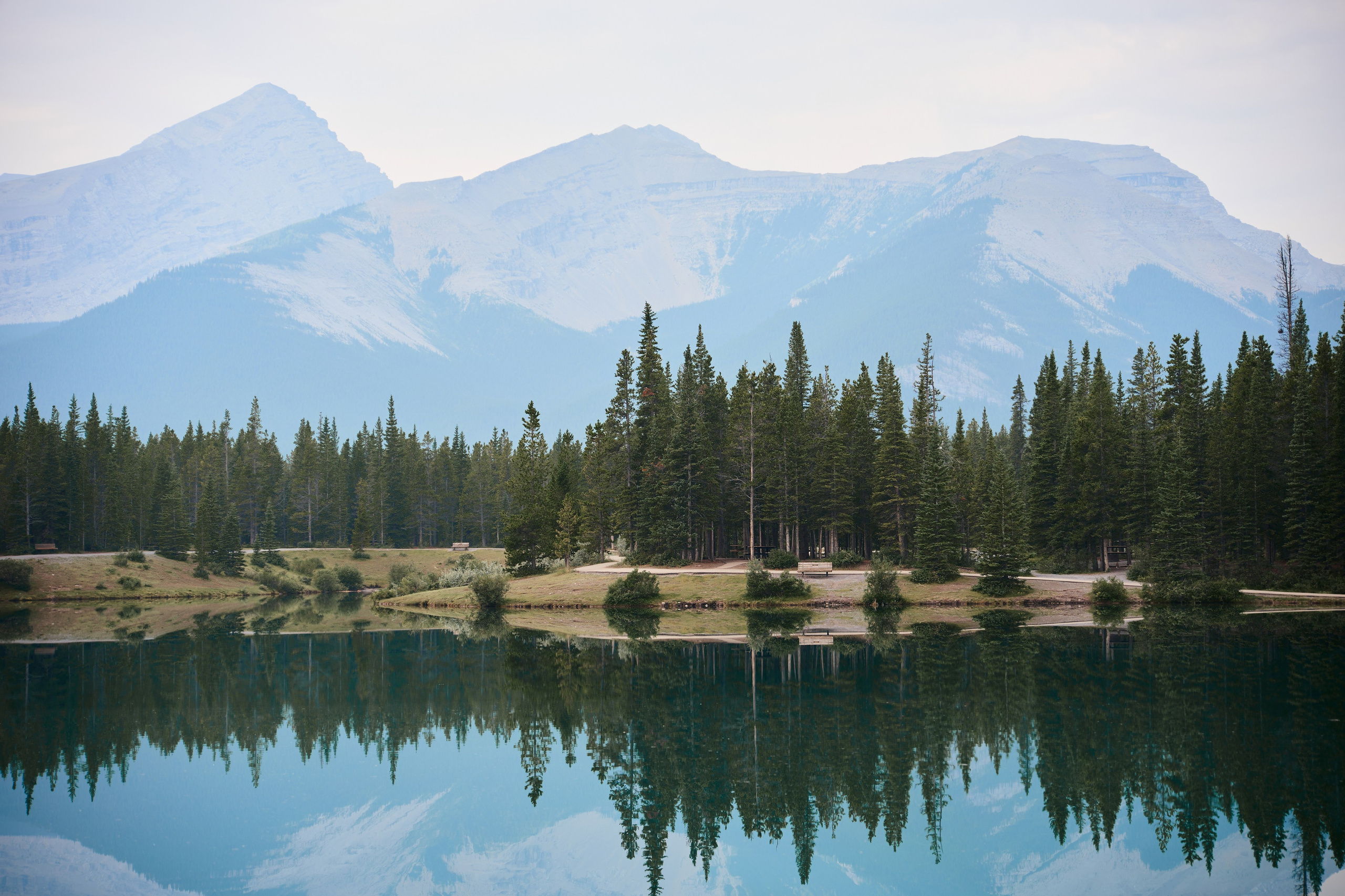 Natalie&Mat. A small, intimate wedding at Forgetmenot Lake, Kananaskis Park. Calgary wedding photographer. Andrii Bielikov