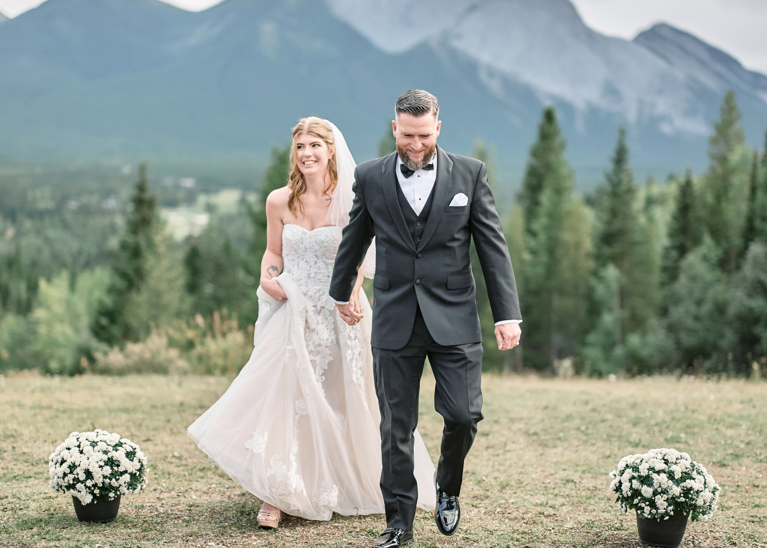 Benjamin&Courtney. Wedding in Kananaskis Park. Calgary wedding photographer. Andrii Bielikov