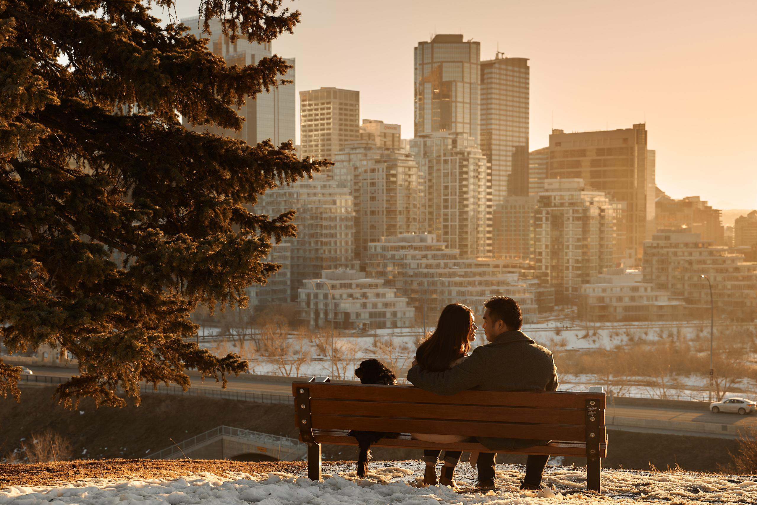 Engagement photoshoot in Calgary. Calgary wedding photographer. Andrii Bielikov