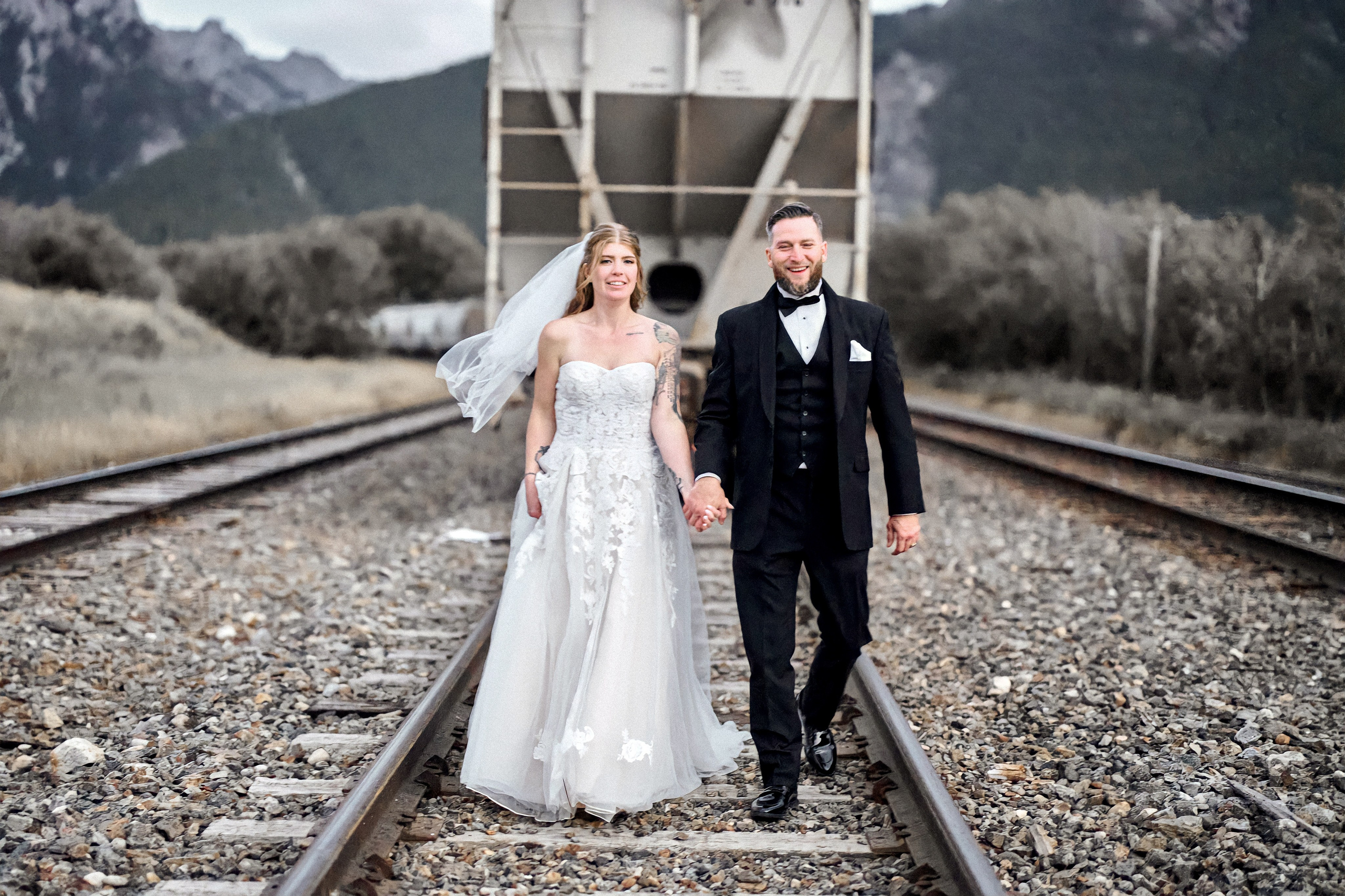 Benjamin&Courtney. Wedding in Kananaskis Park. Calgary wedding photographer. Andrii Bielikov