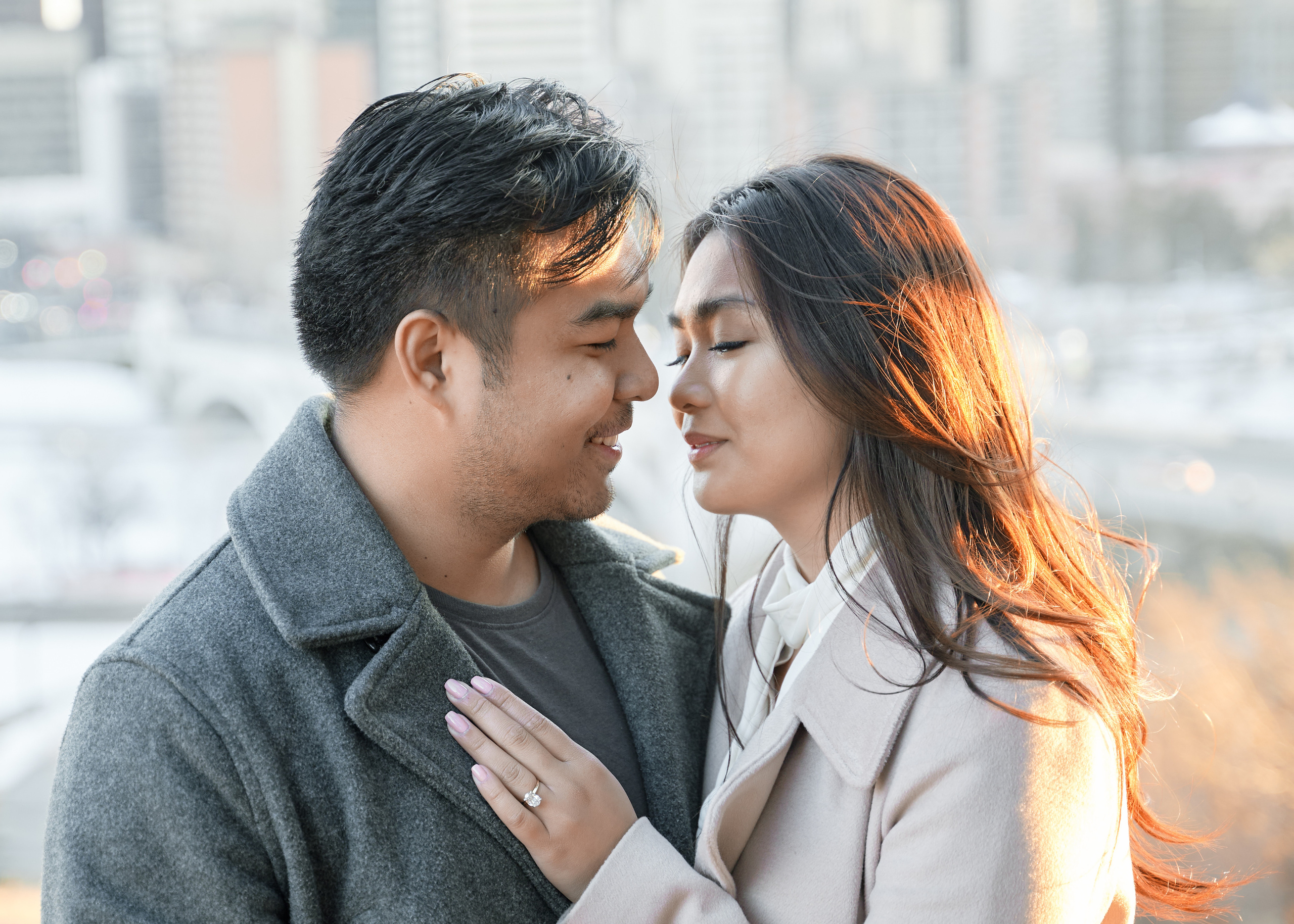 Engagement photoshoot in Calgary. Calgary wedding photographer. Andrii Bielikov