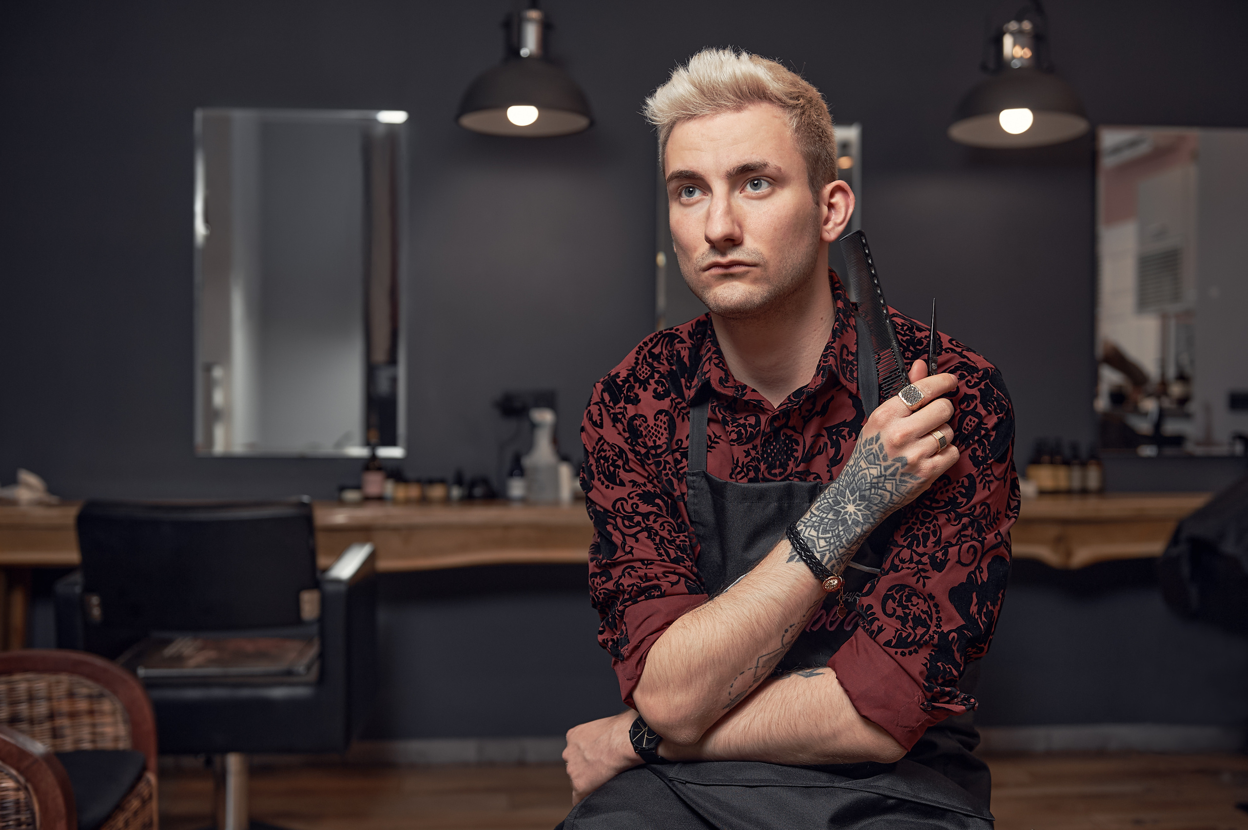 Photoshoot for a beauty salon. Calgary wedding photographer. Andrii Bielikov